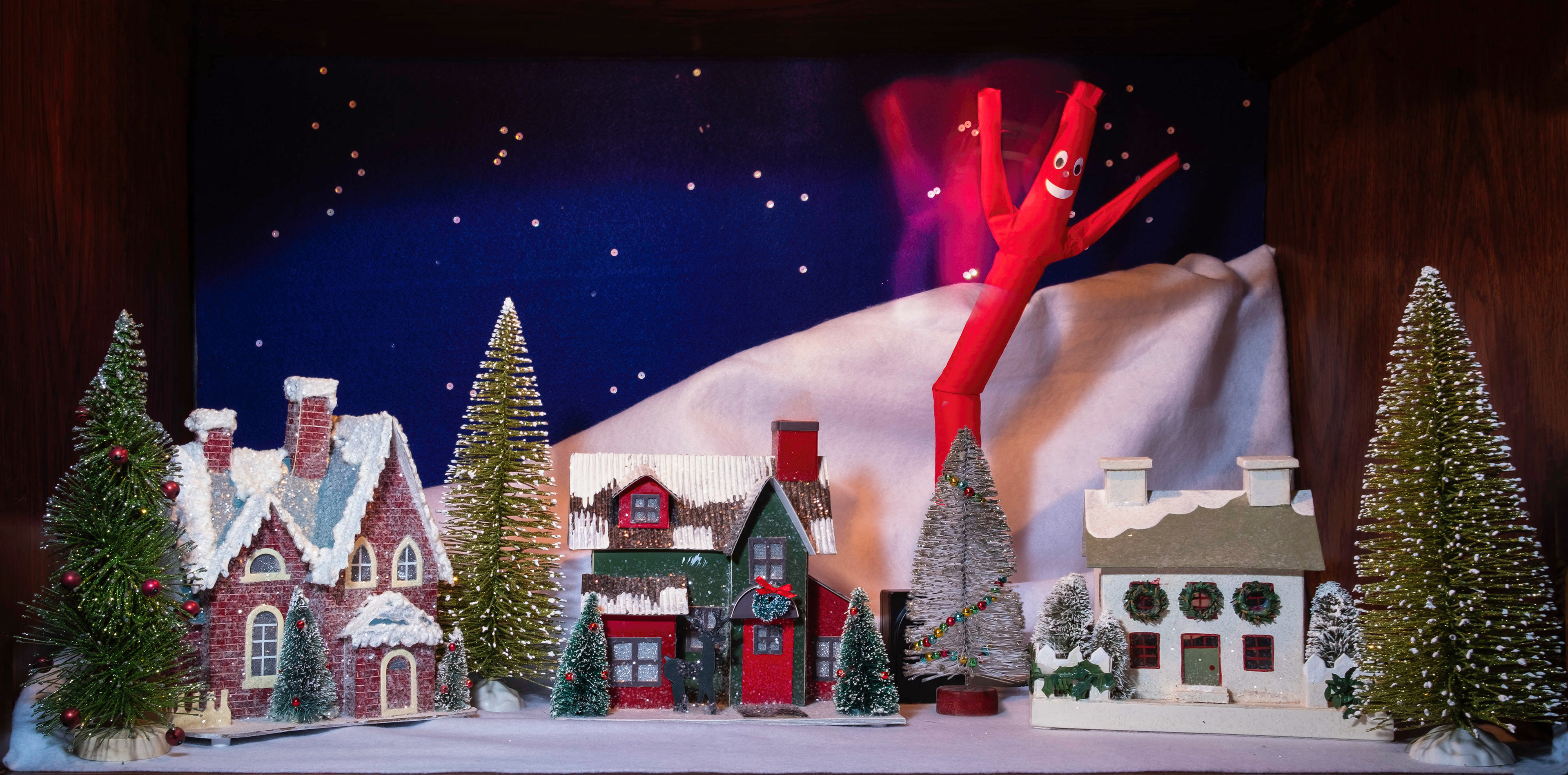 Balloon man in Christmas Village ©2023 Brent Miller Photography