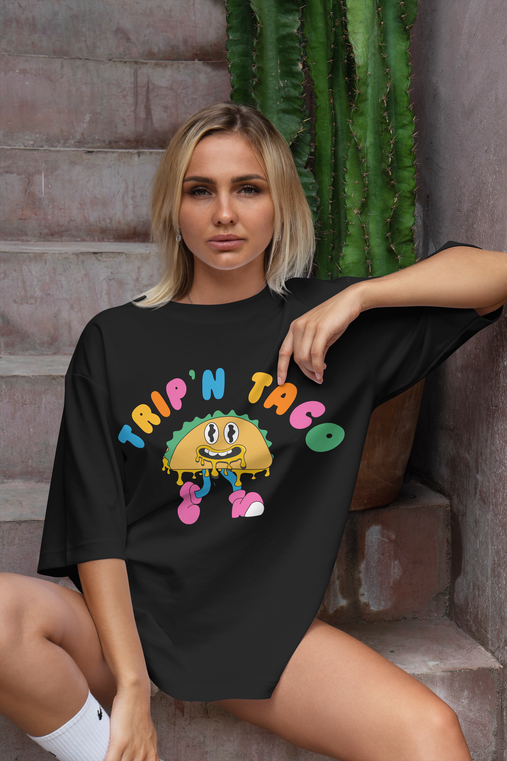 Trip'n Tacos Boyfriend Tee