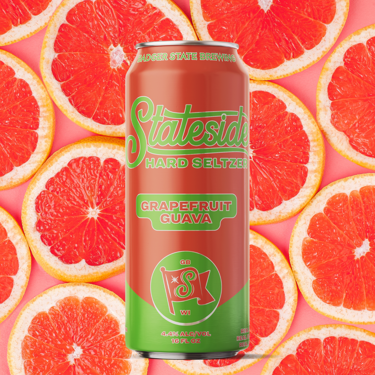 Grapefruit Guava Stateside Hard Seltzer