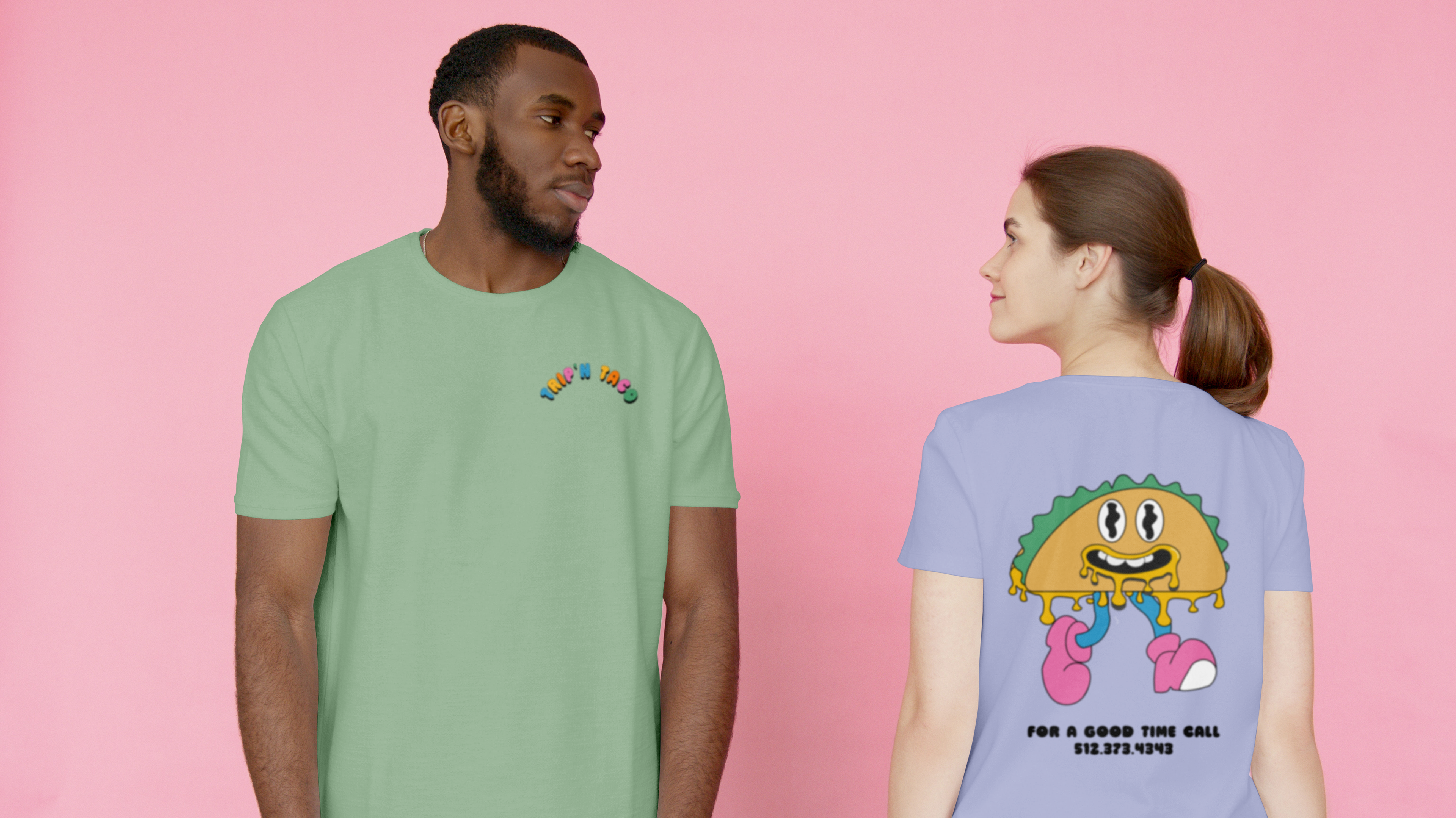 Trip'n Taco Unisex Pastel Trip'n Tee