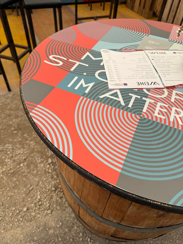 Stehtischauflagen Musikkapelle St. Georgen i. A. 2