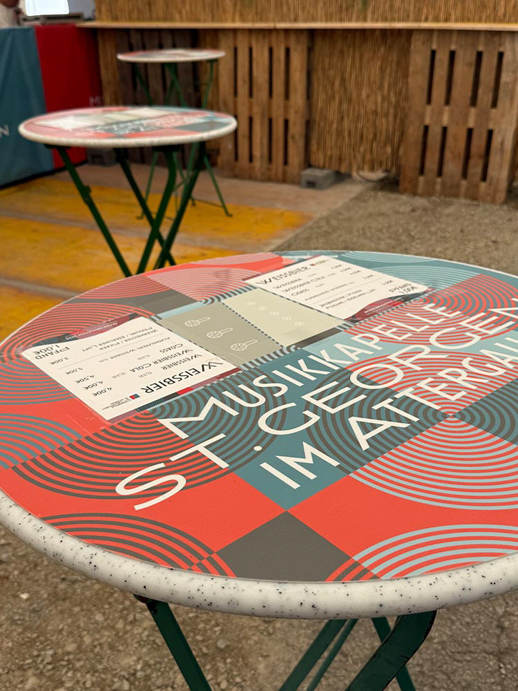 Stehtischauflagen Musikkapelle St. Georgen i. A. 8