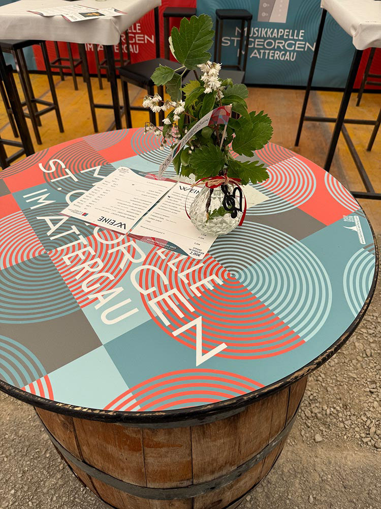 Stehtischauflagen Musikkapelle St. Georgen i. A. 3