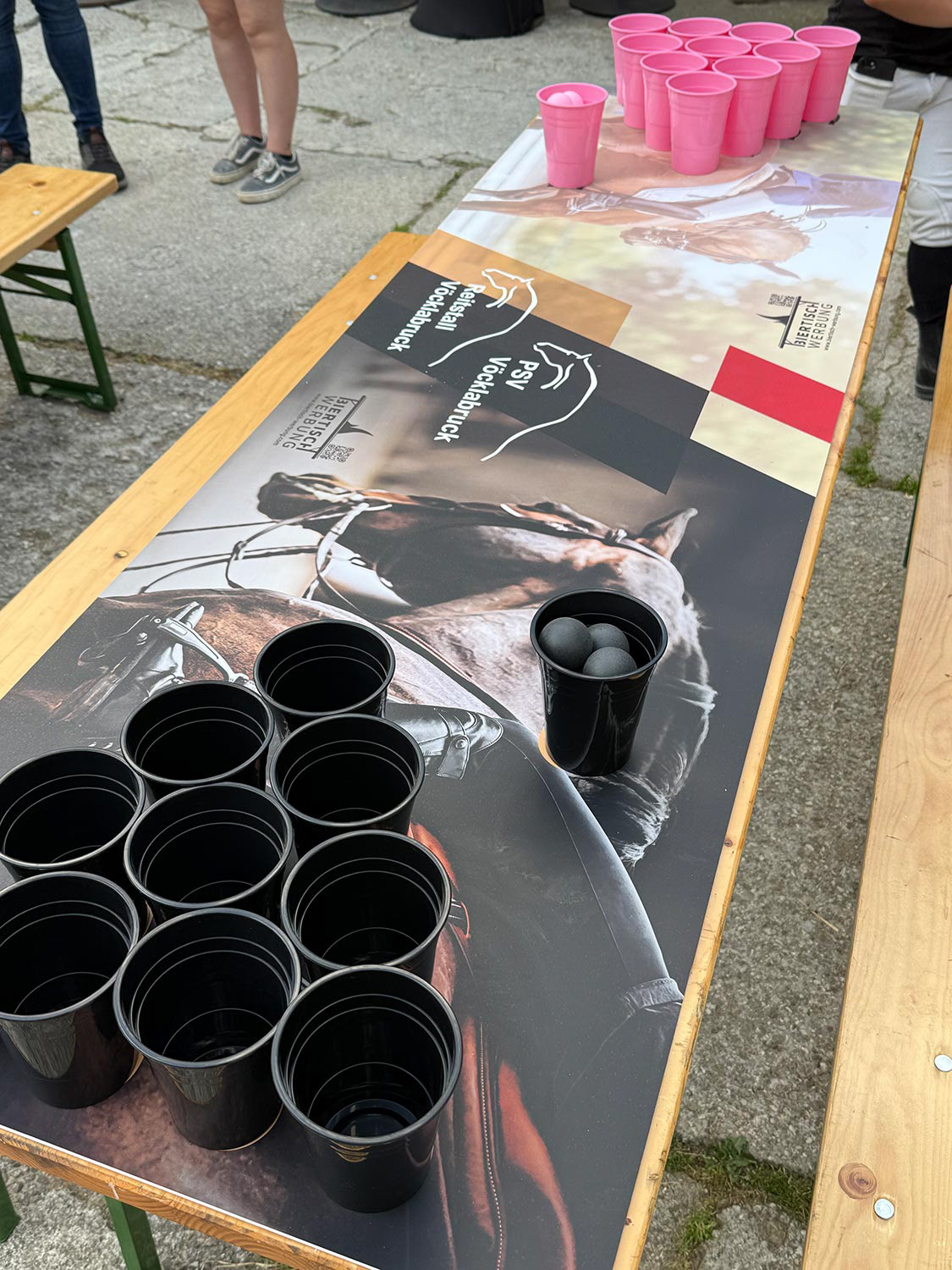 Biertischauflagen Pferdesportverein und Reitstall Vöcklabruck 8