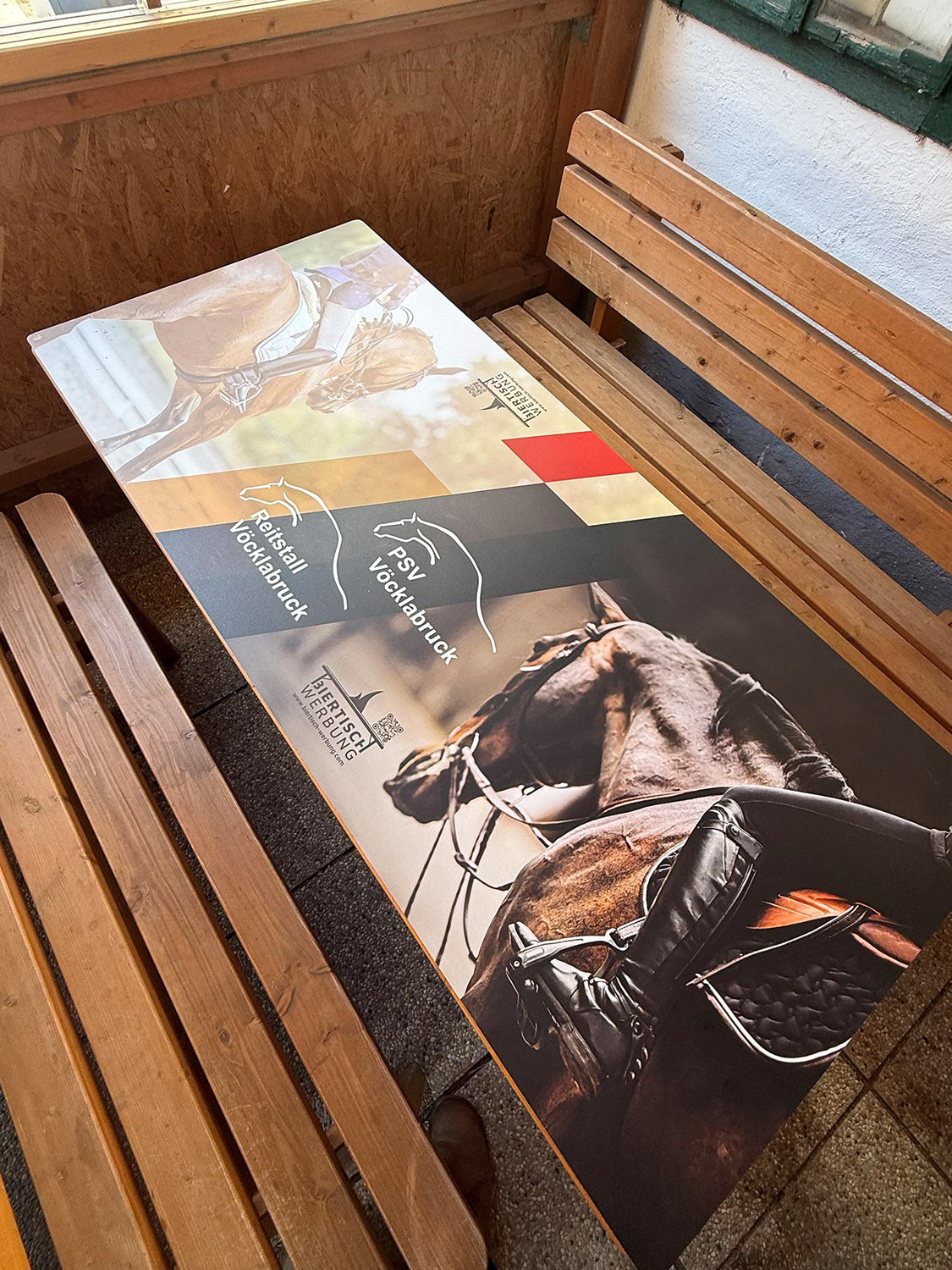 Biertischauflagen Pferdesportverein und Reitstall Vöcklabruck 5