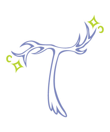 A personal lettermark vector created in Spring 2025..