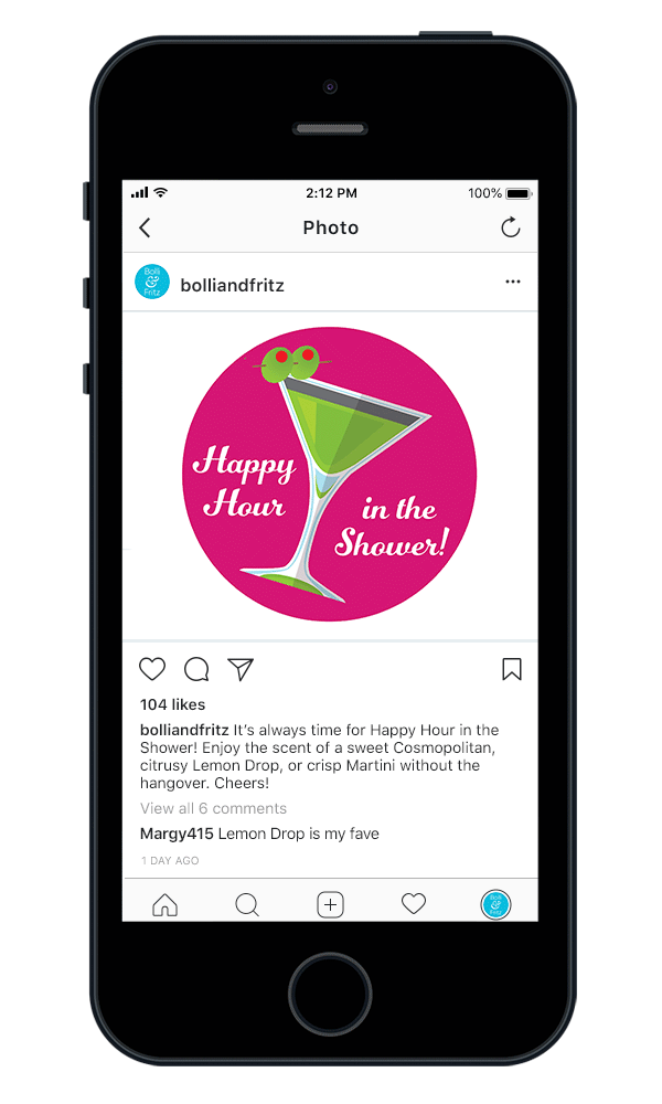 Animated Instagram mockup