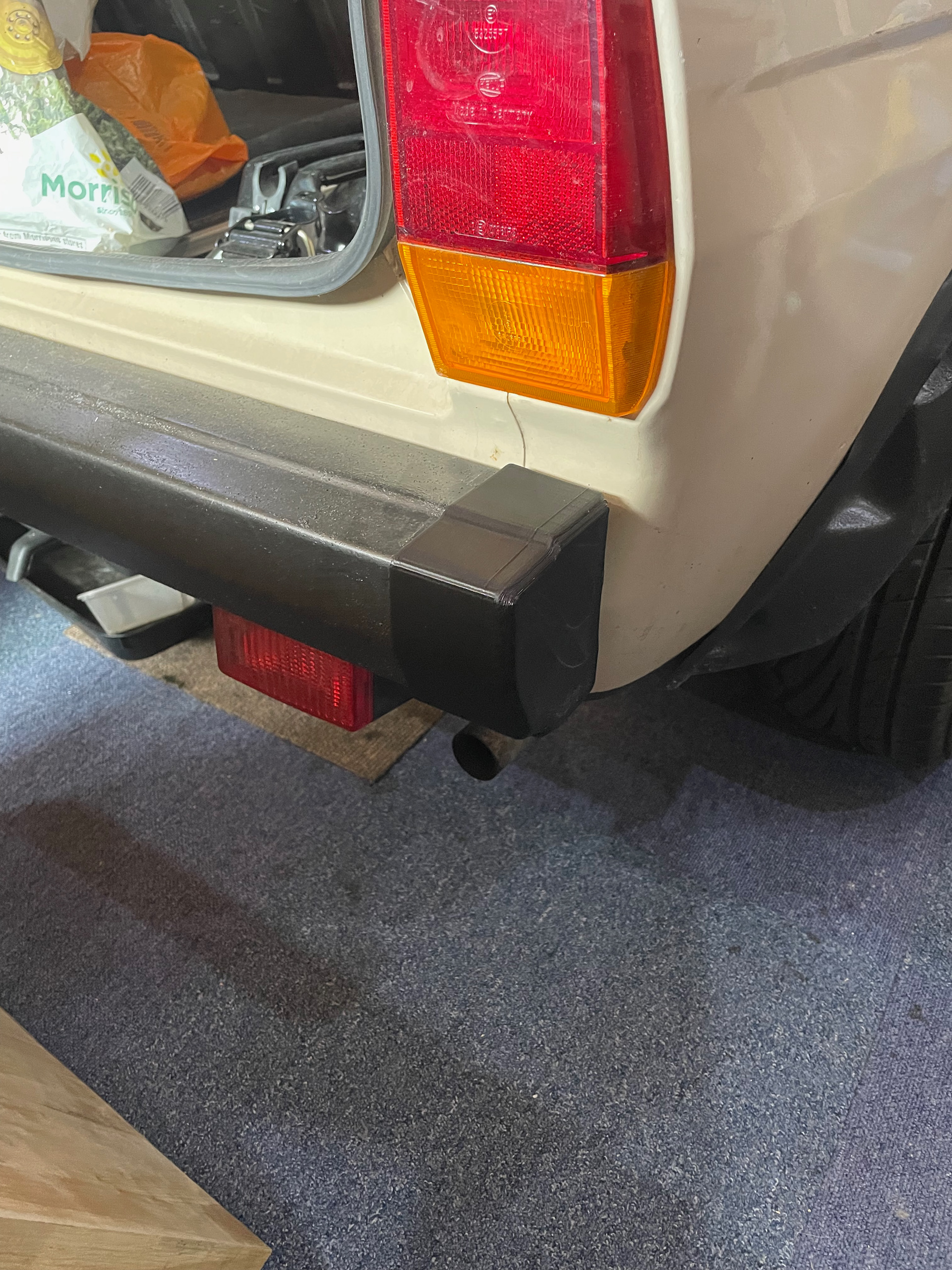 Mk1 Fiesta Bumper End Cap Print In Situ