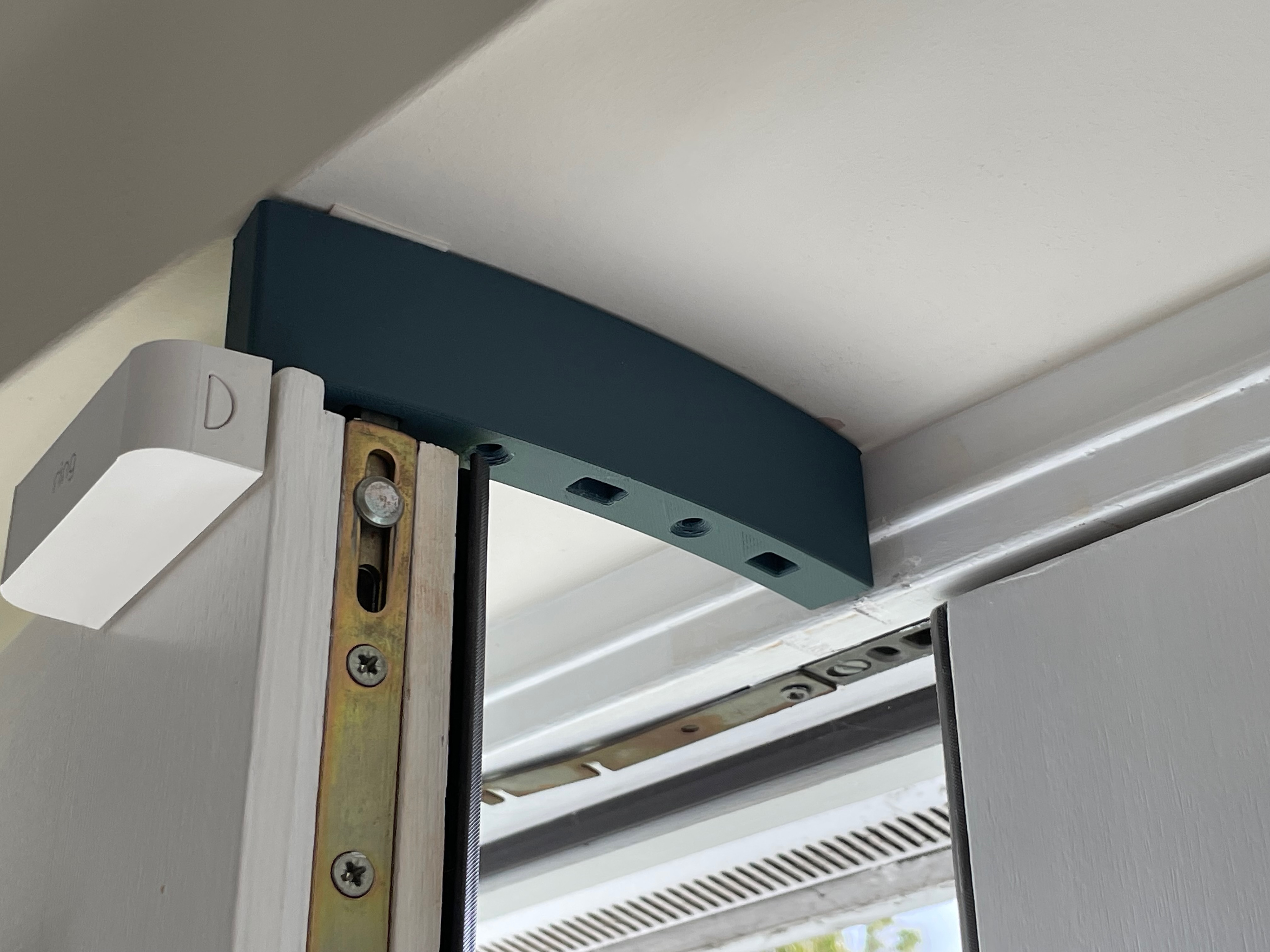 Customer French Door Latch Stop in Situ
