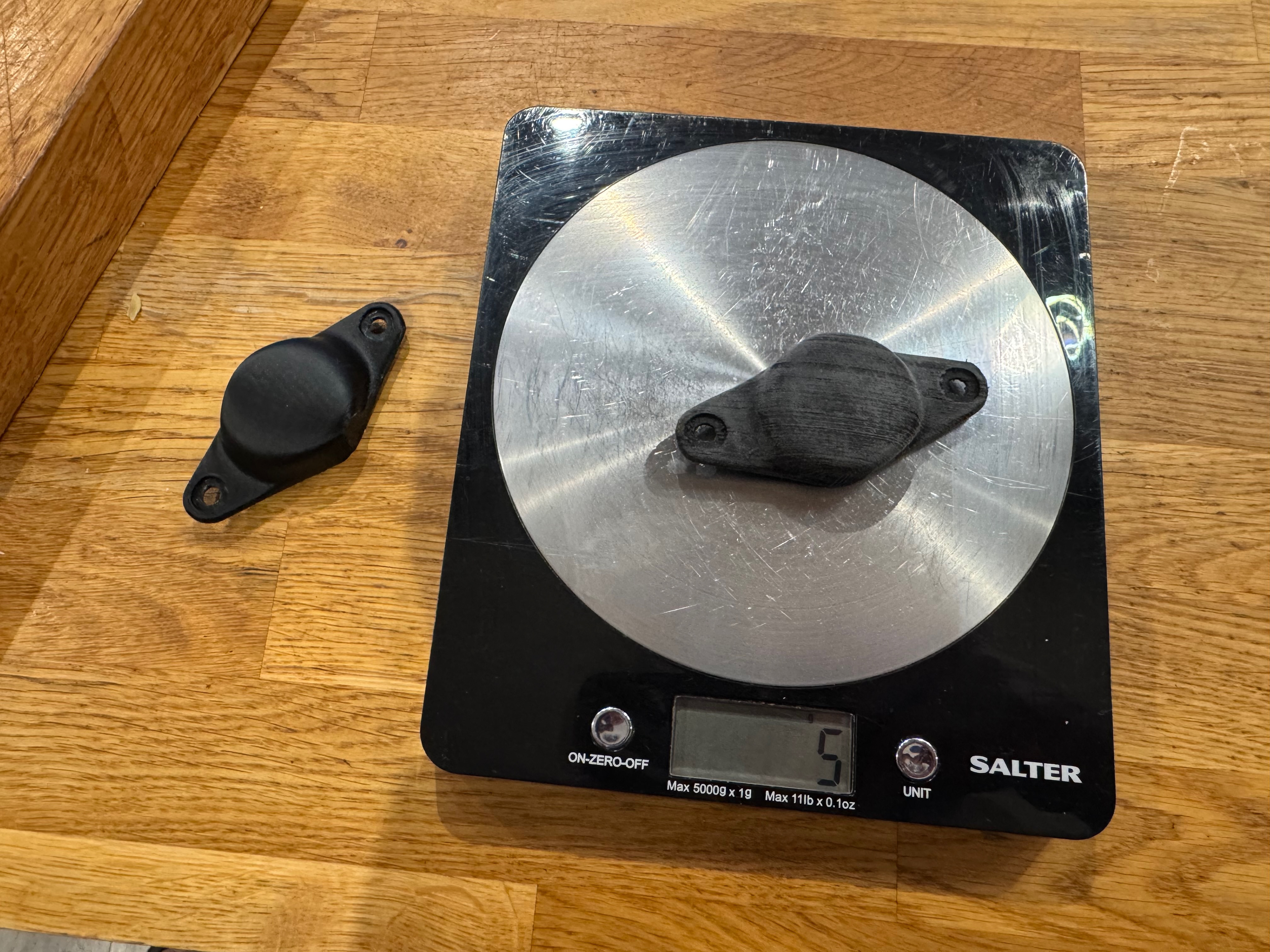 Carbon Fibre Nylon Filament AirTag Cover