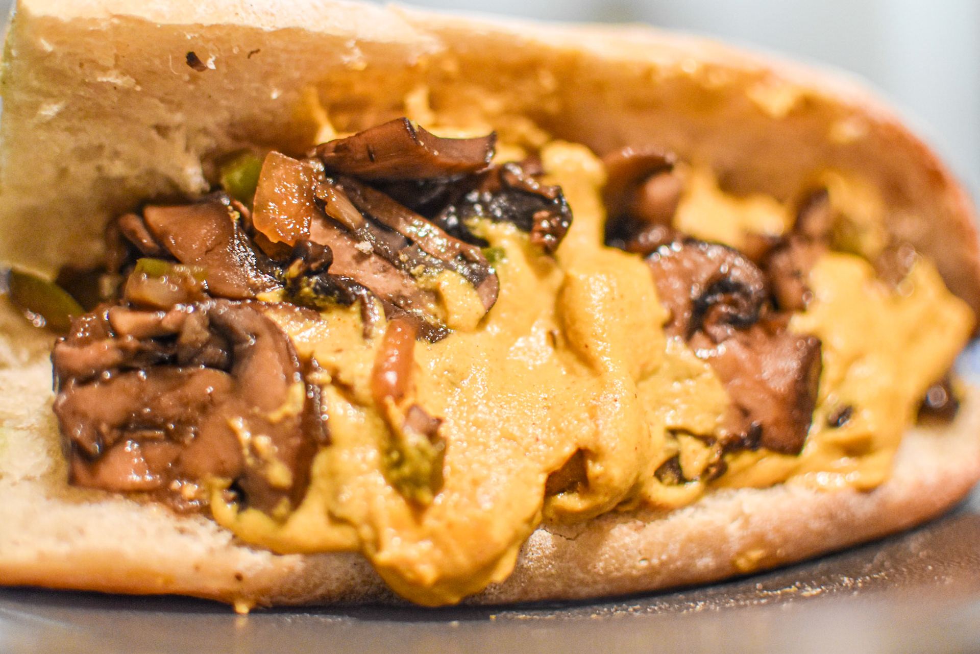 vegan cheesesteak