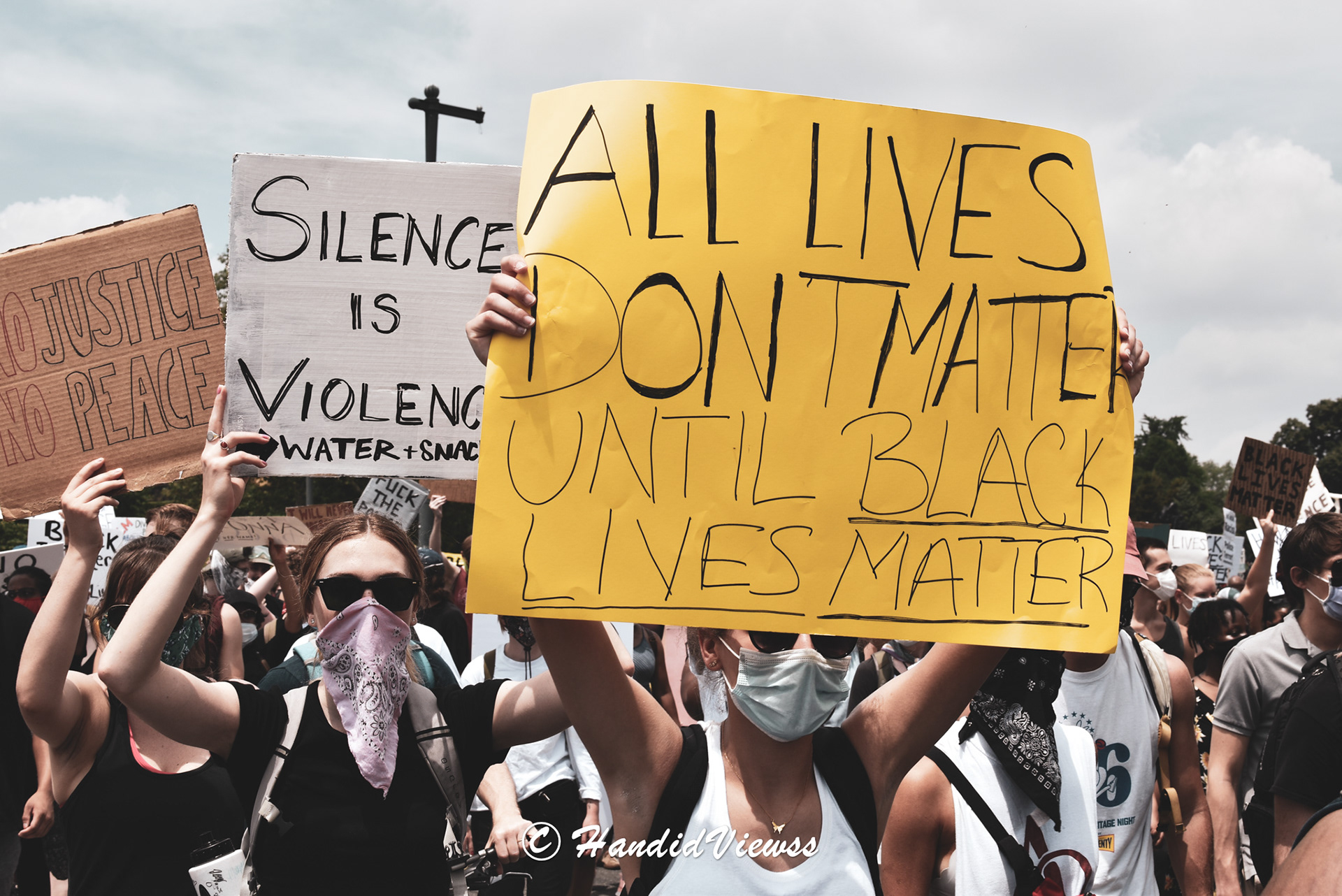 black lives matter peaceful protest 2020