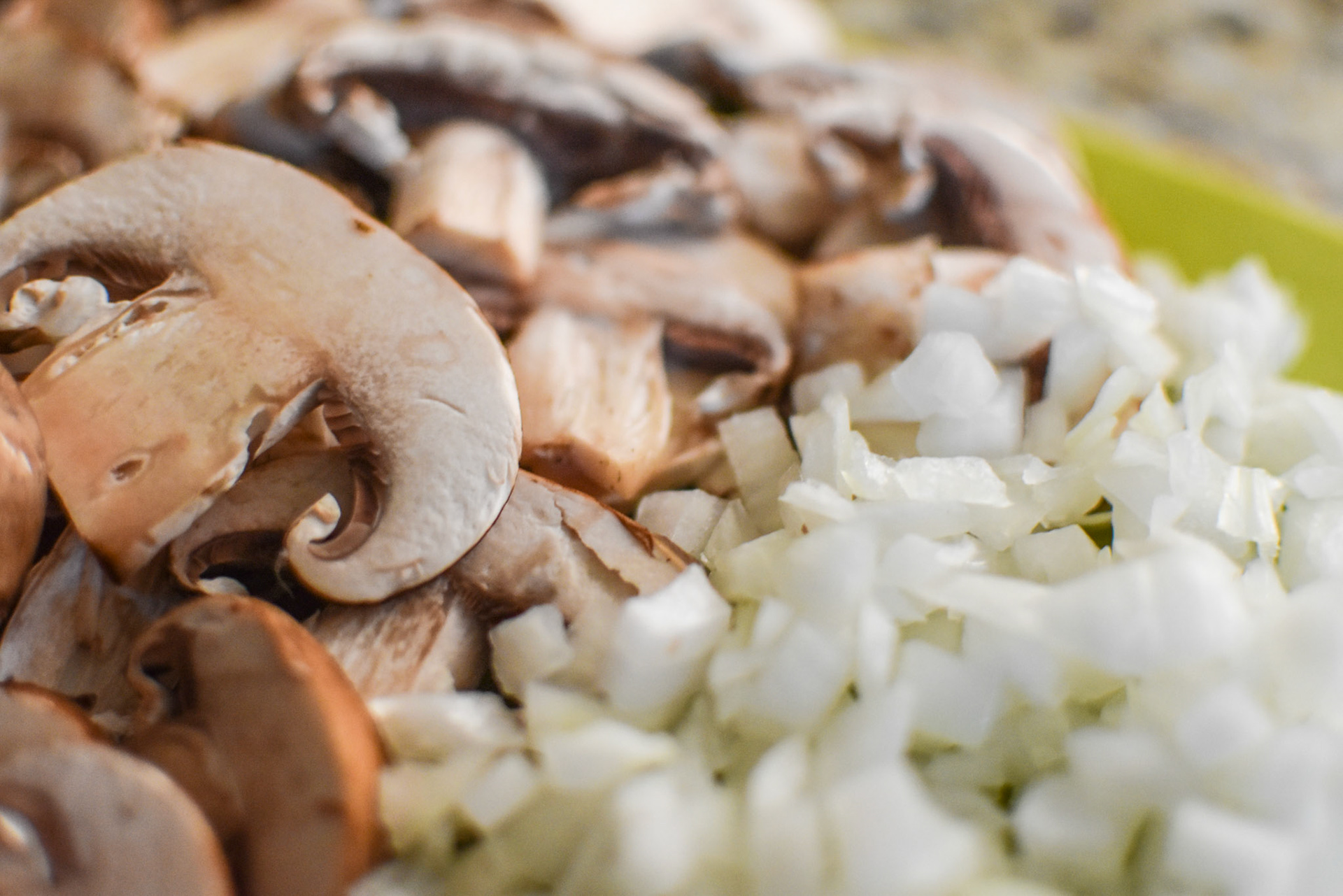  vegan cheesesteak prep