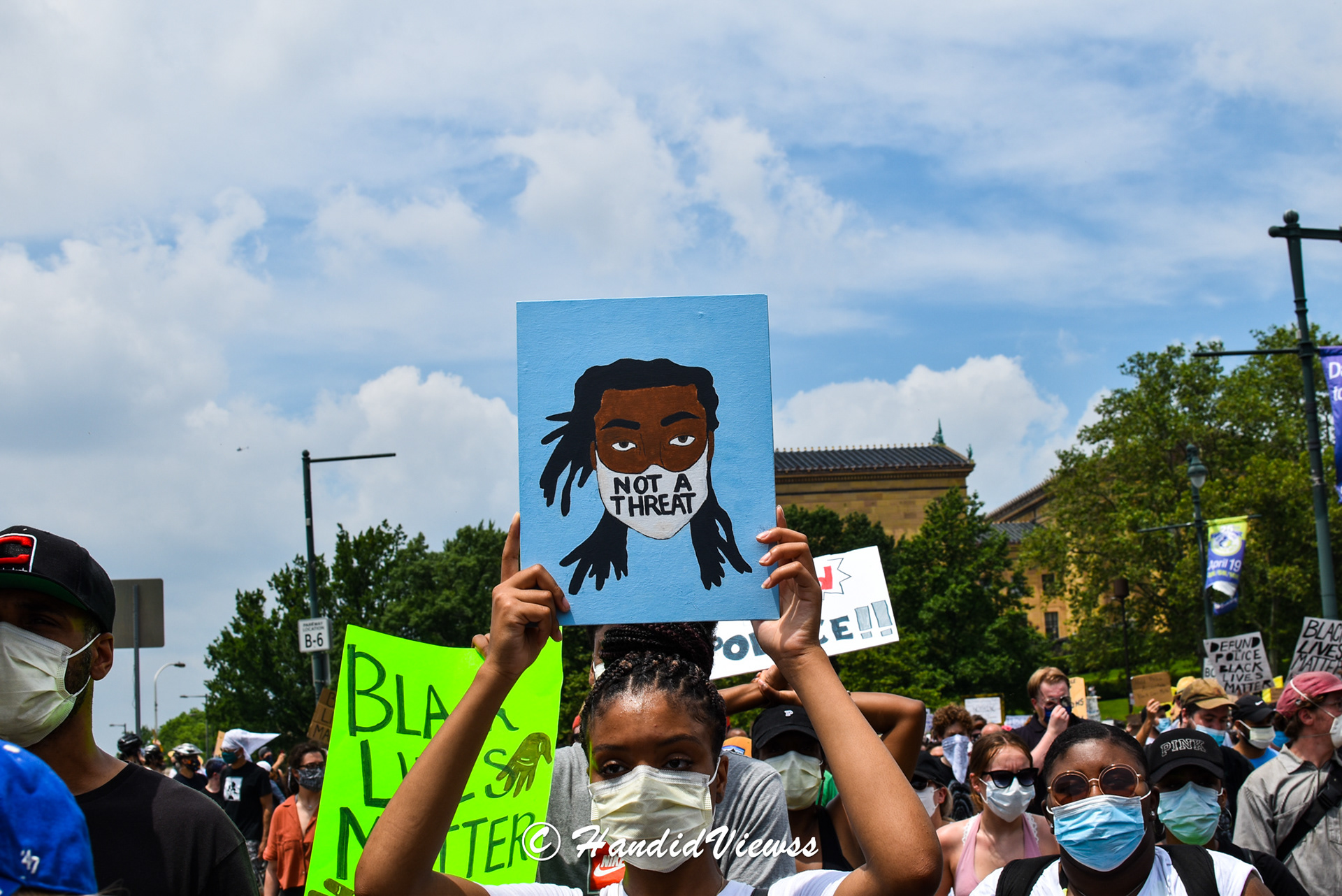 black lives matter peaceful protest 2020