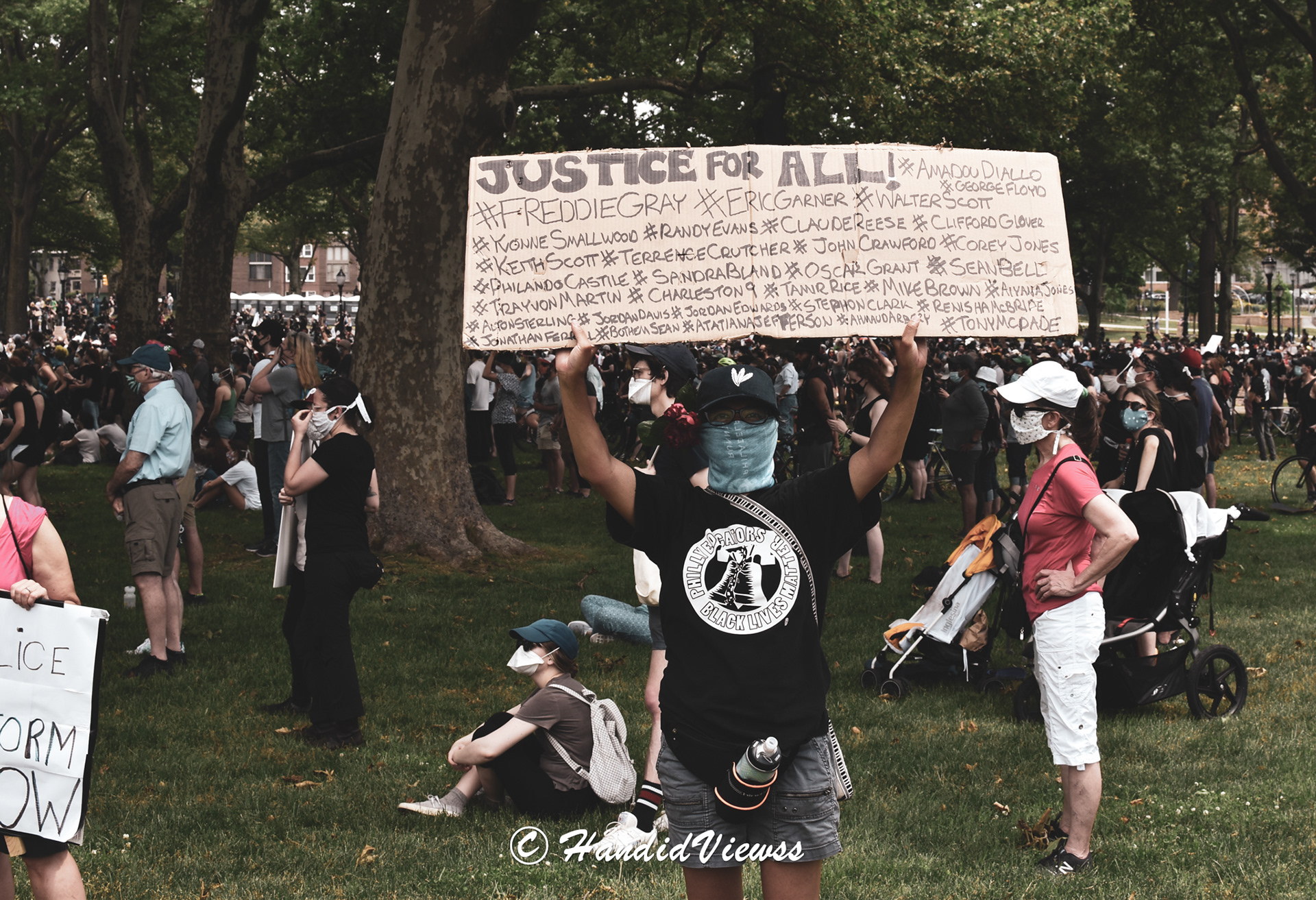 black lives matter peaceful protest 2020