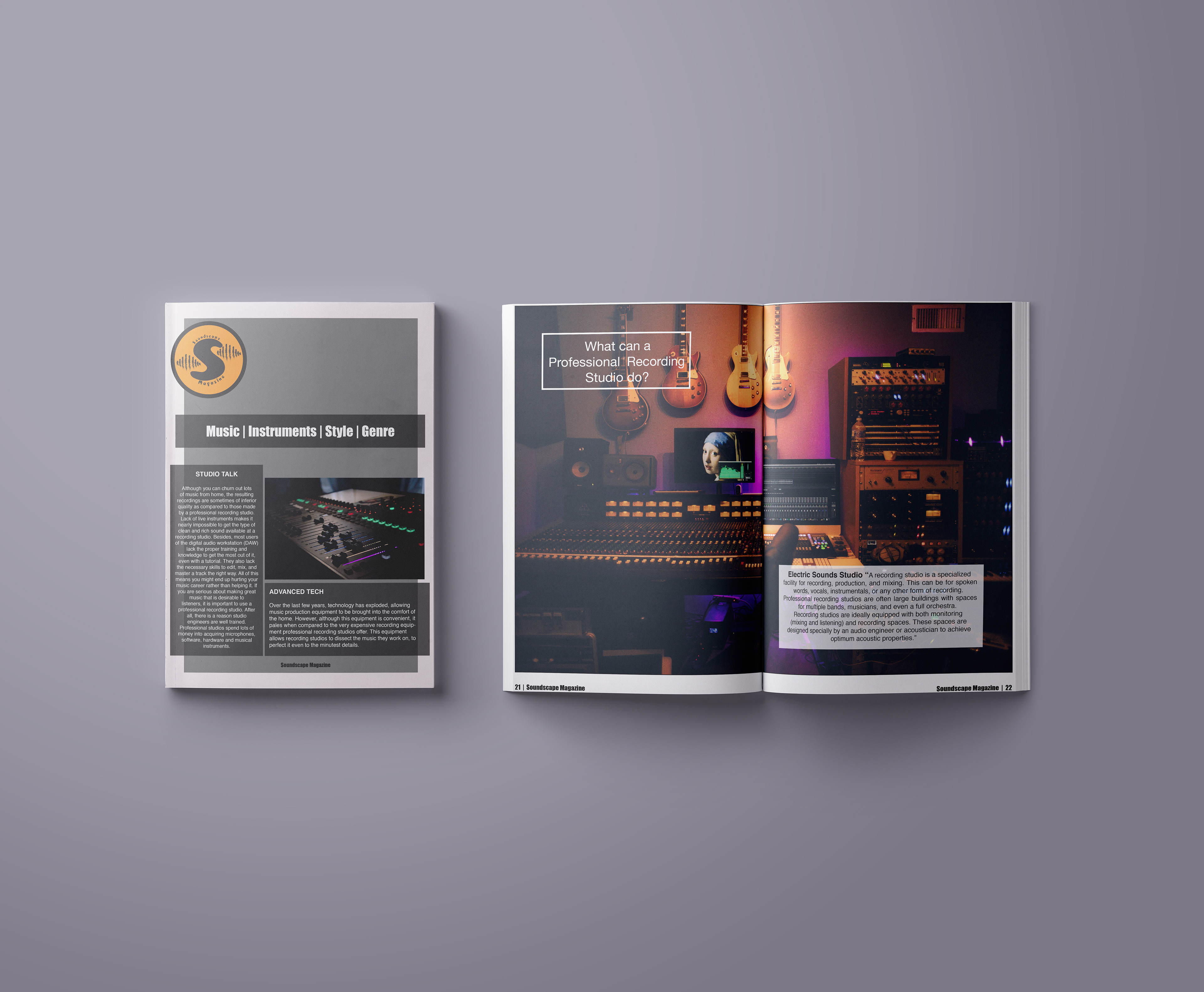 Sound Magazine Spread
