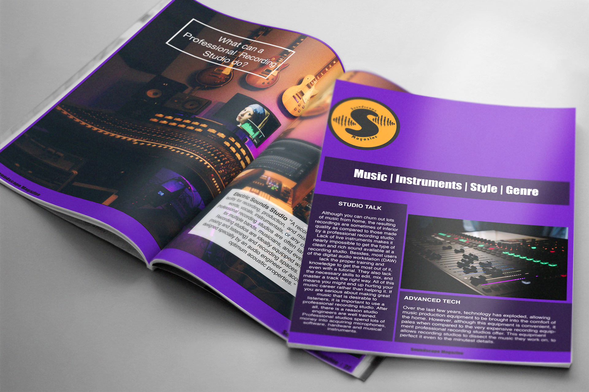 Sound Magazine Spread
