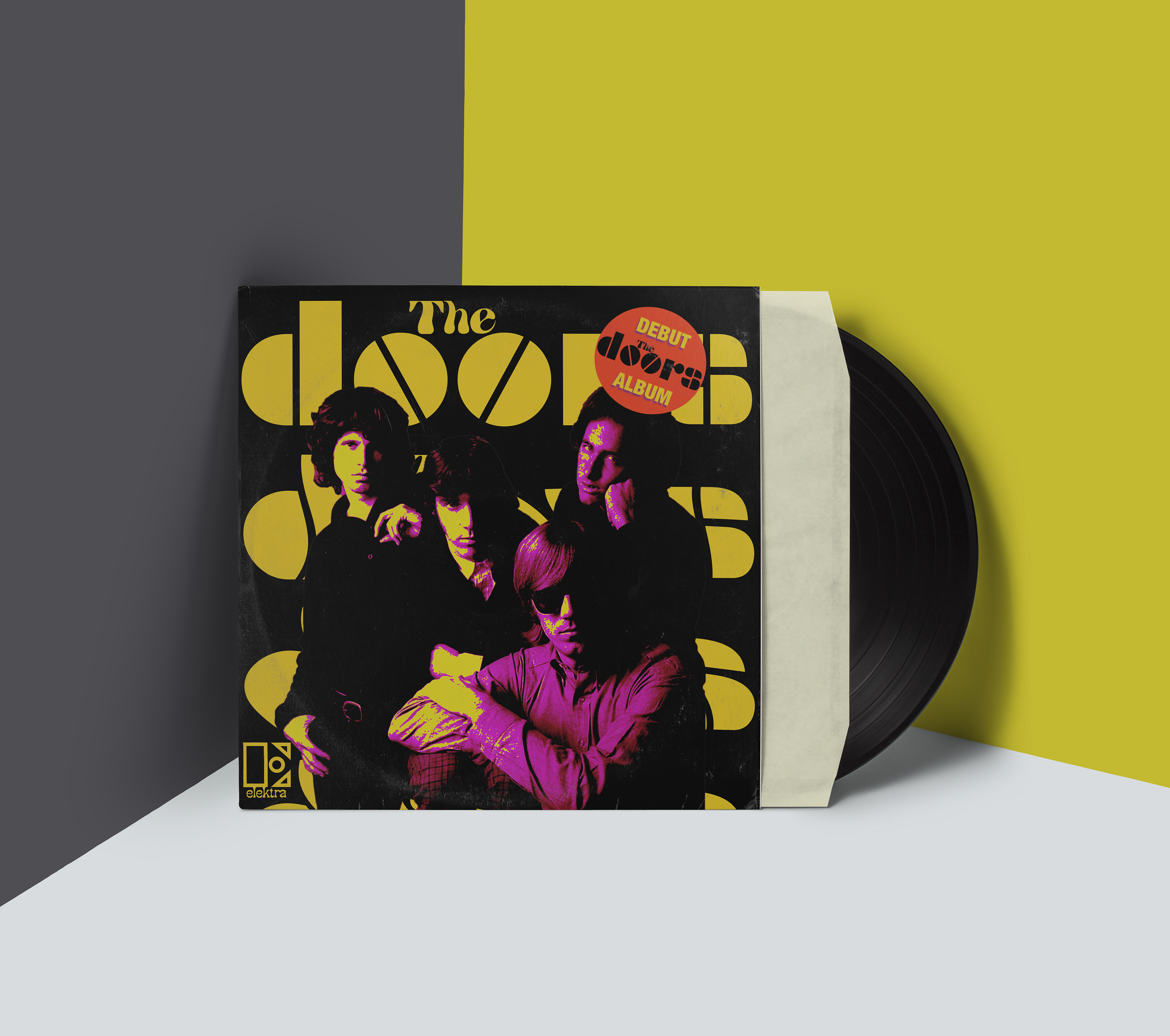 The Doors Self Titled Mockup