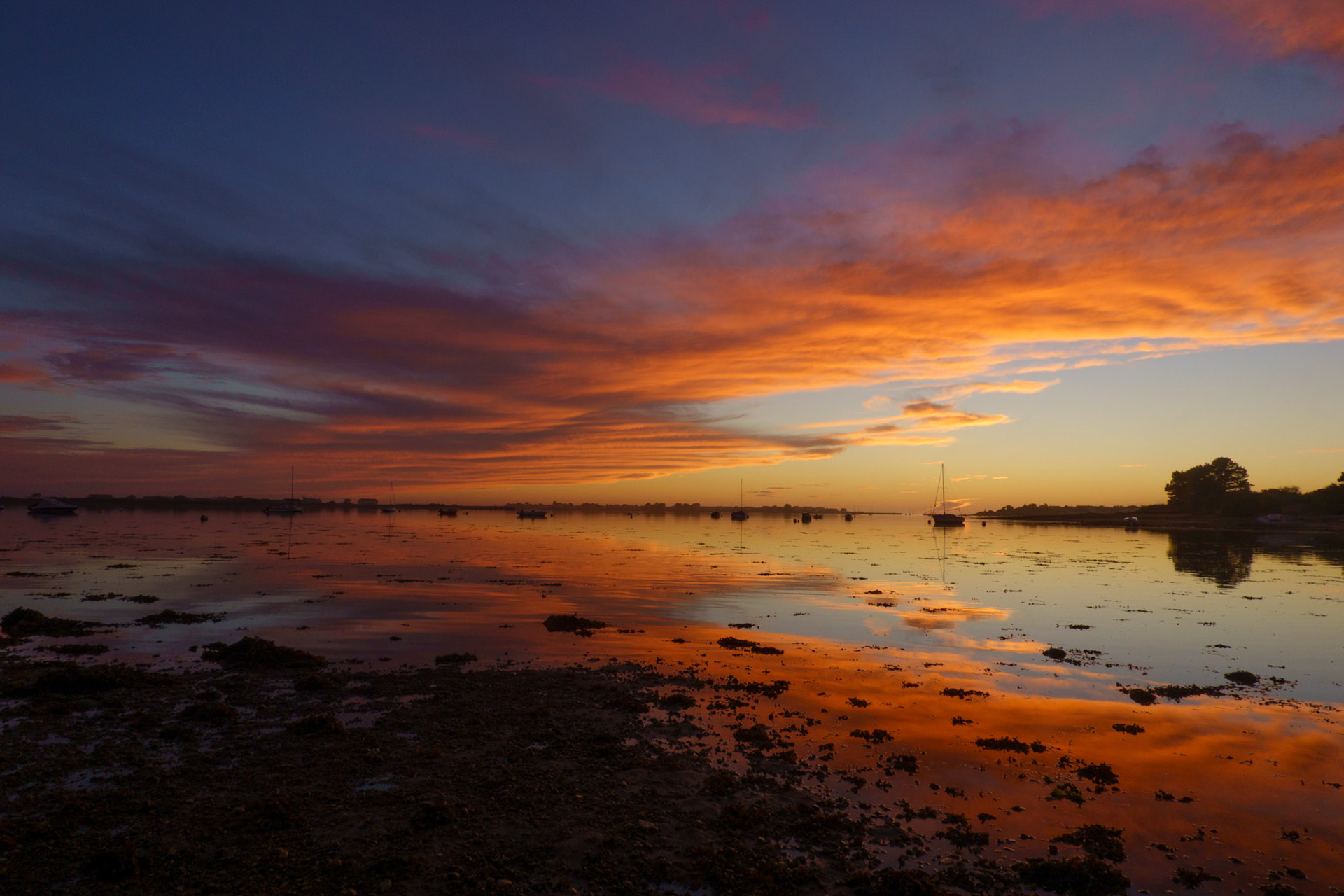 La petite mer en feu - Riantec