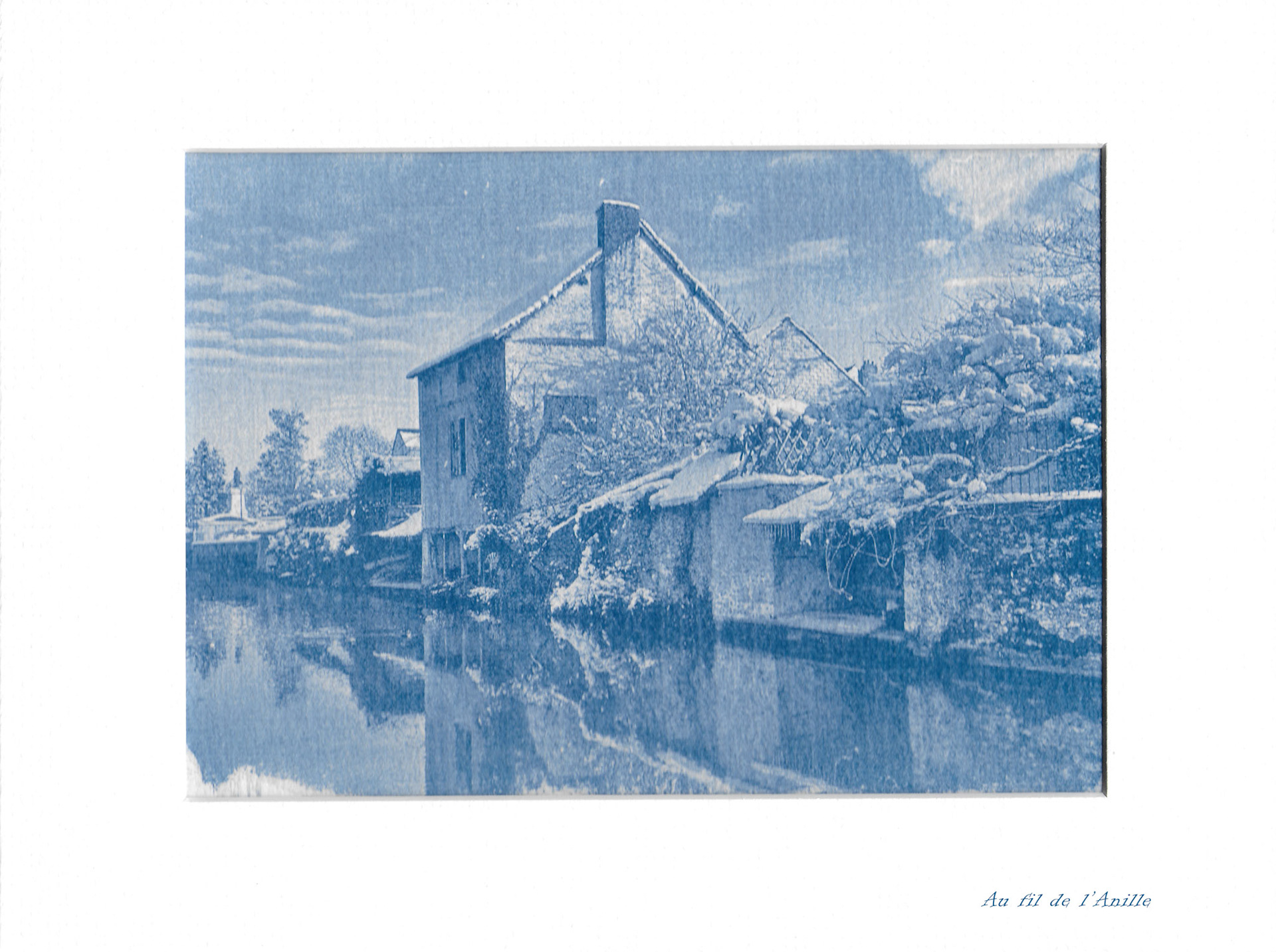 Les rives de l'Anille format 13 x 18