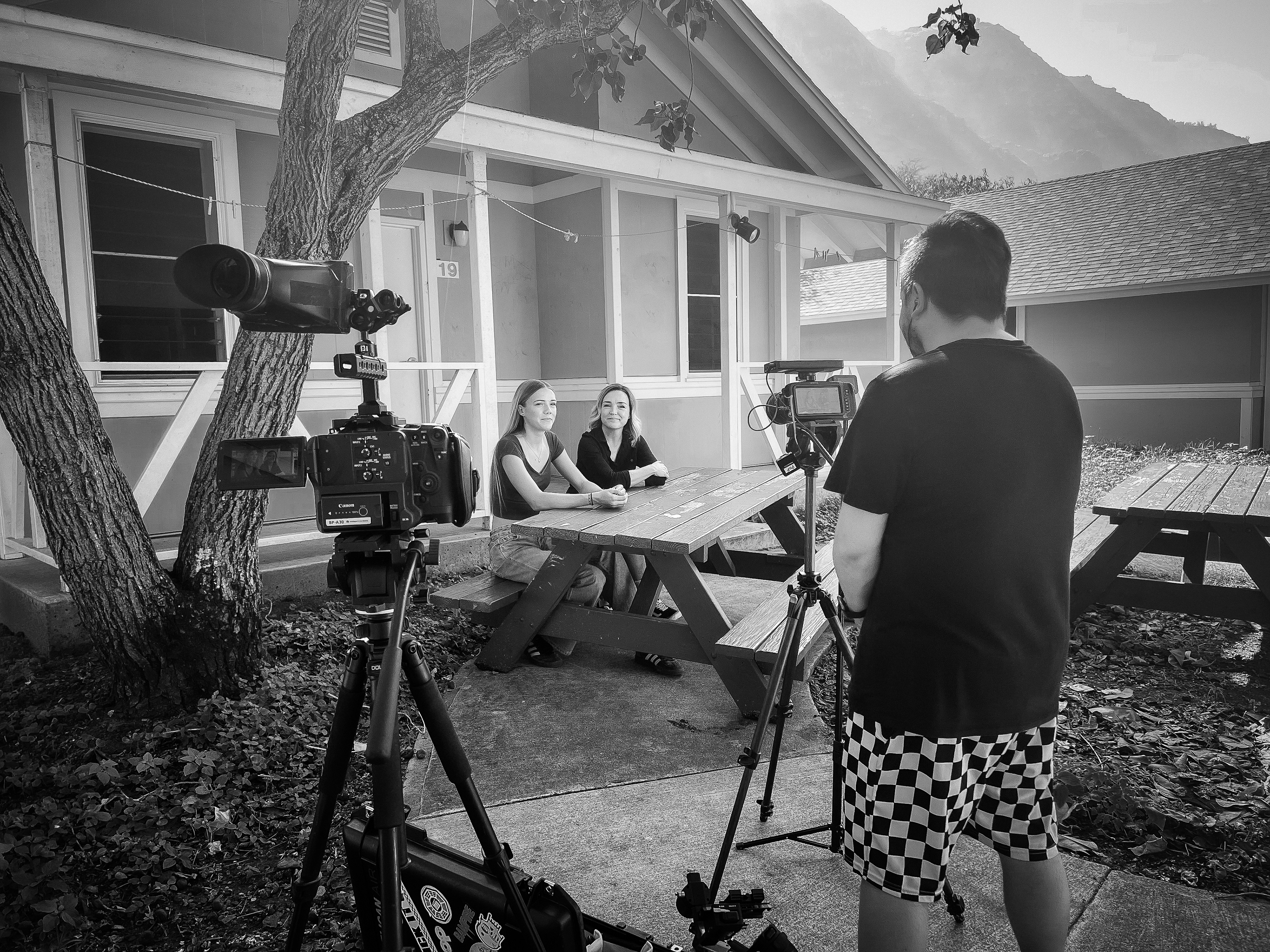 Ella & Ashley DeColigny with Taylor Morden (dir)