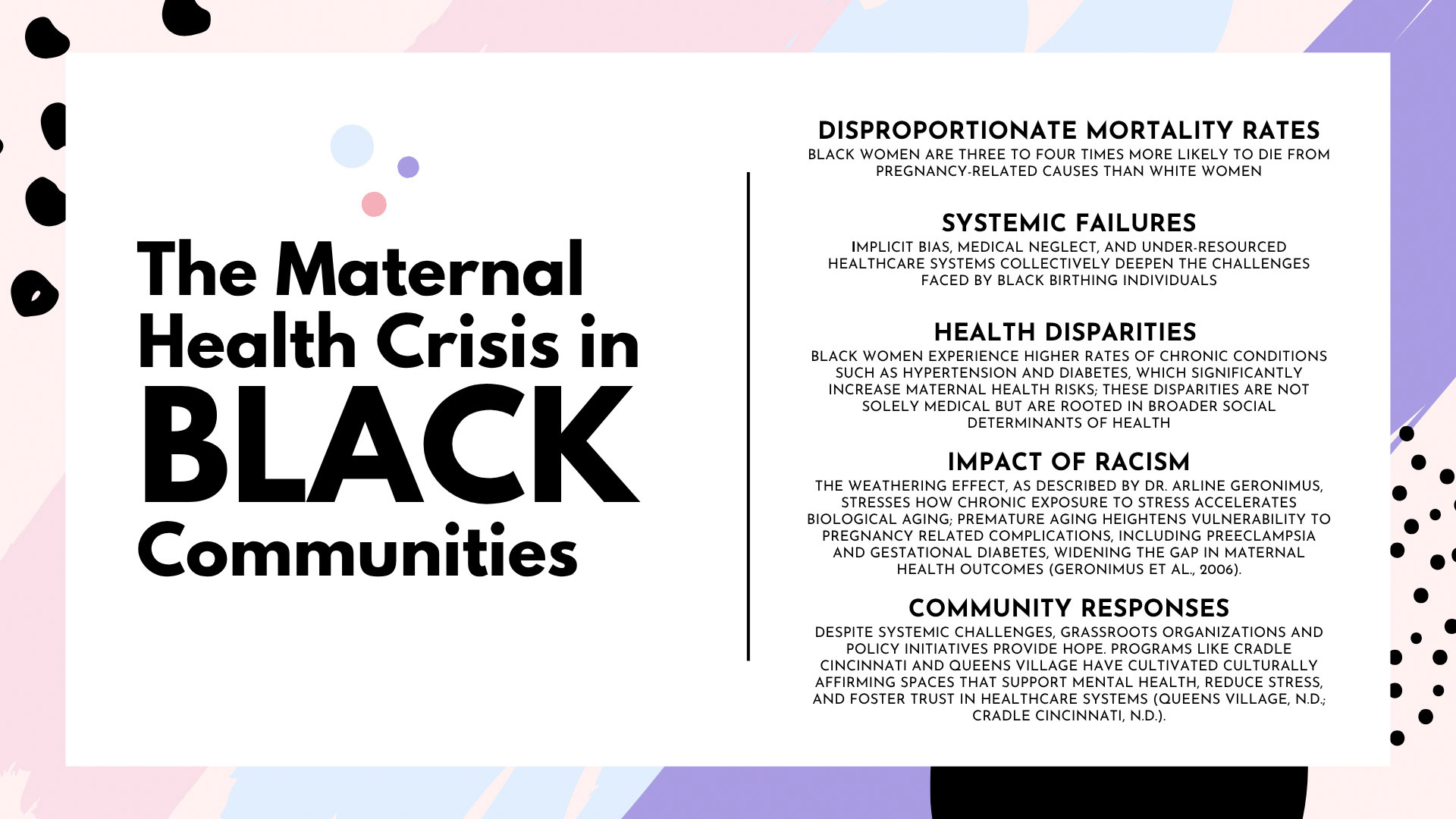 When the Diagnosis is BLACK - The Maternal Health Crisis in Black Communities