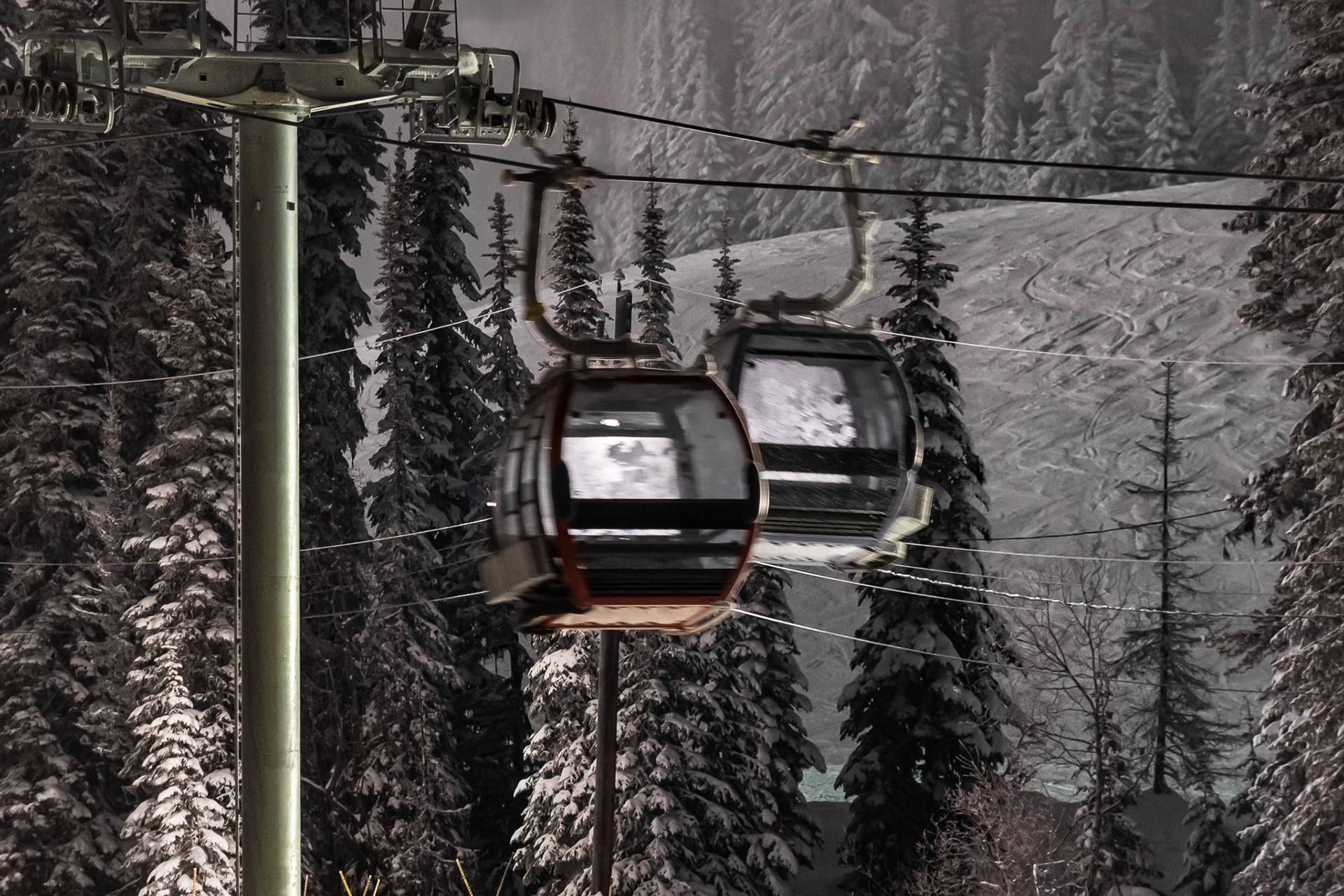 7: empty pods...Silver Star Mt, Vernon BC