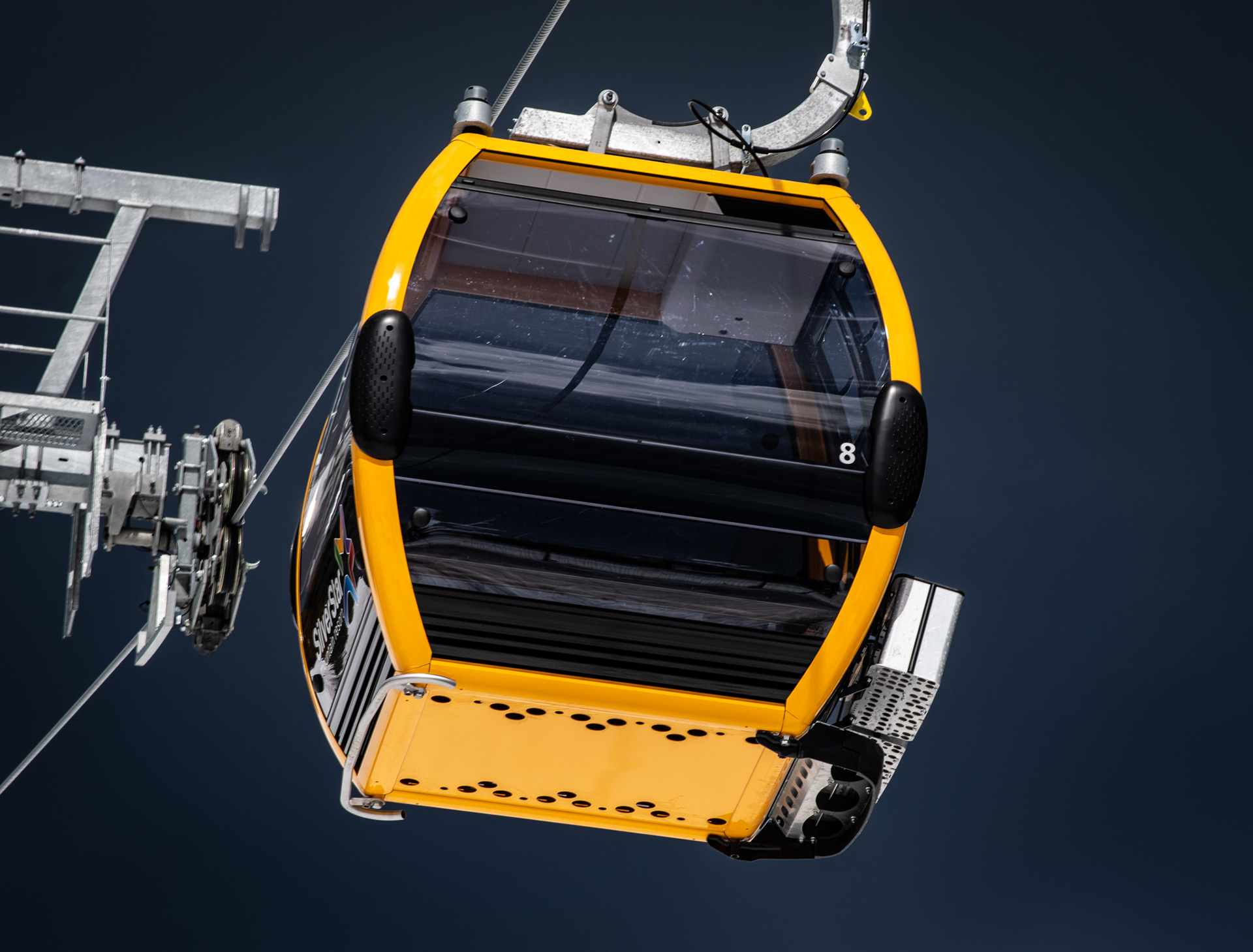 15:  Let the pods begin...new gondola just built at Silver Star resort, Vernon BC