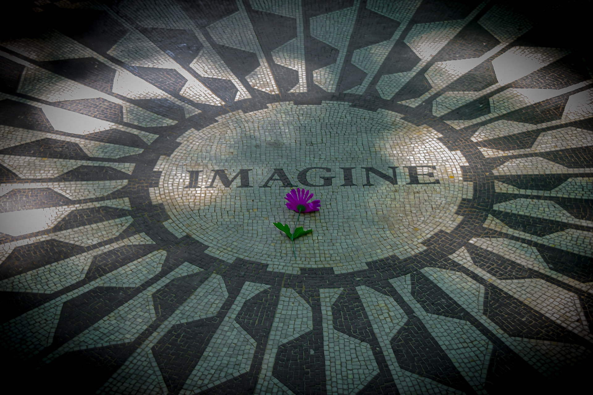 4:  You Can Say I'm a Dreamer...John Lennon Memorial...Central Park, NYC