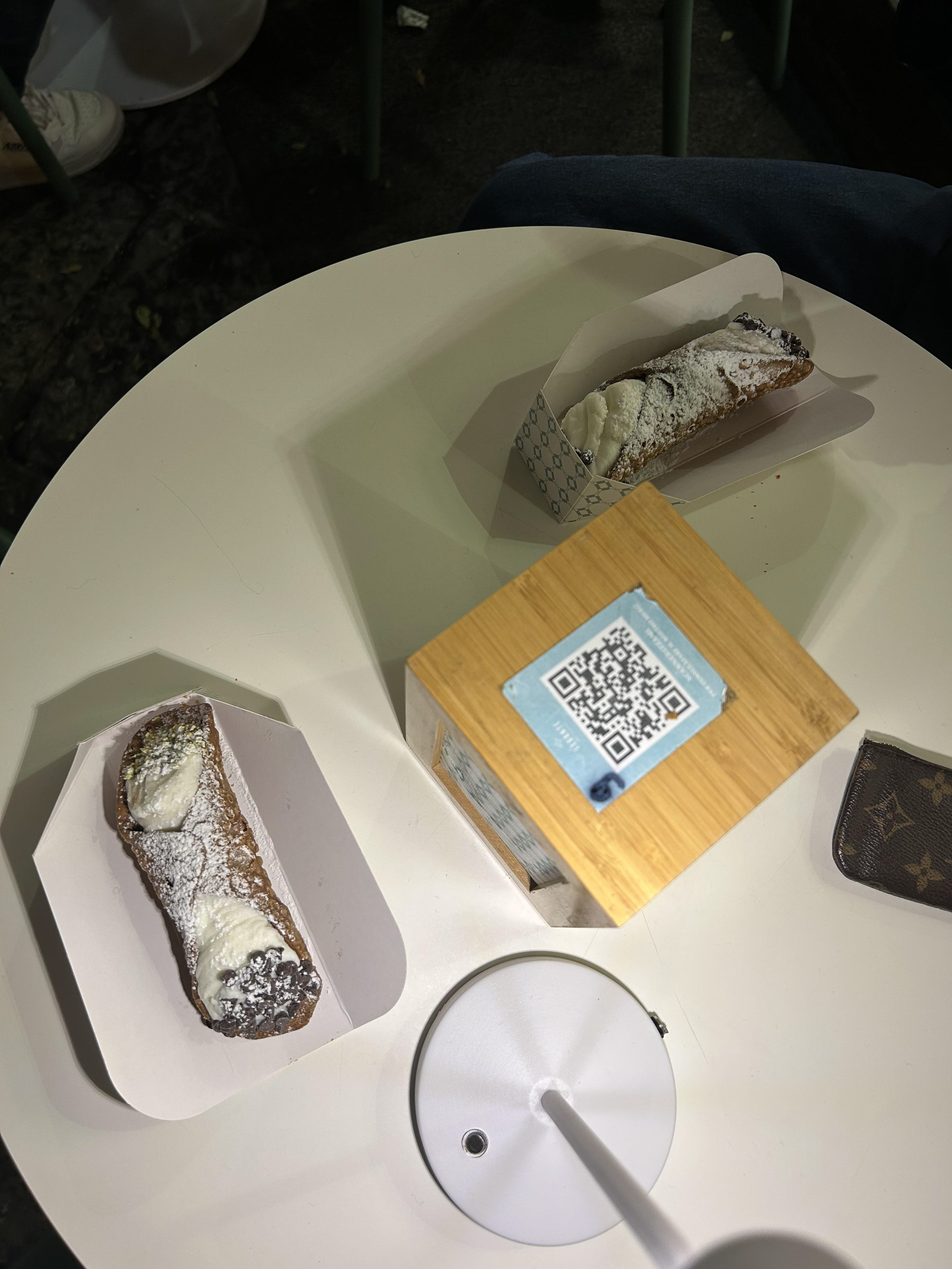 Cannoli count 3, I won. 