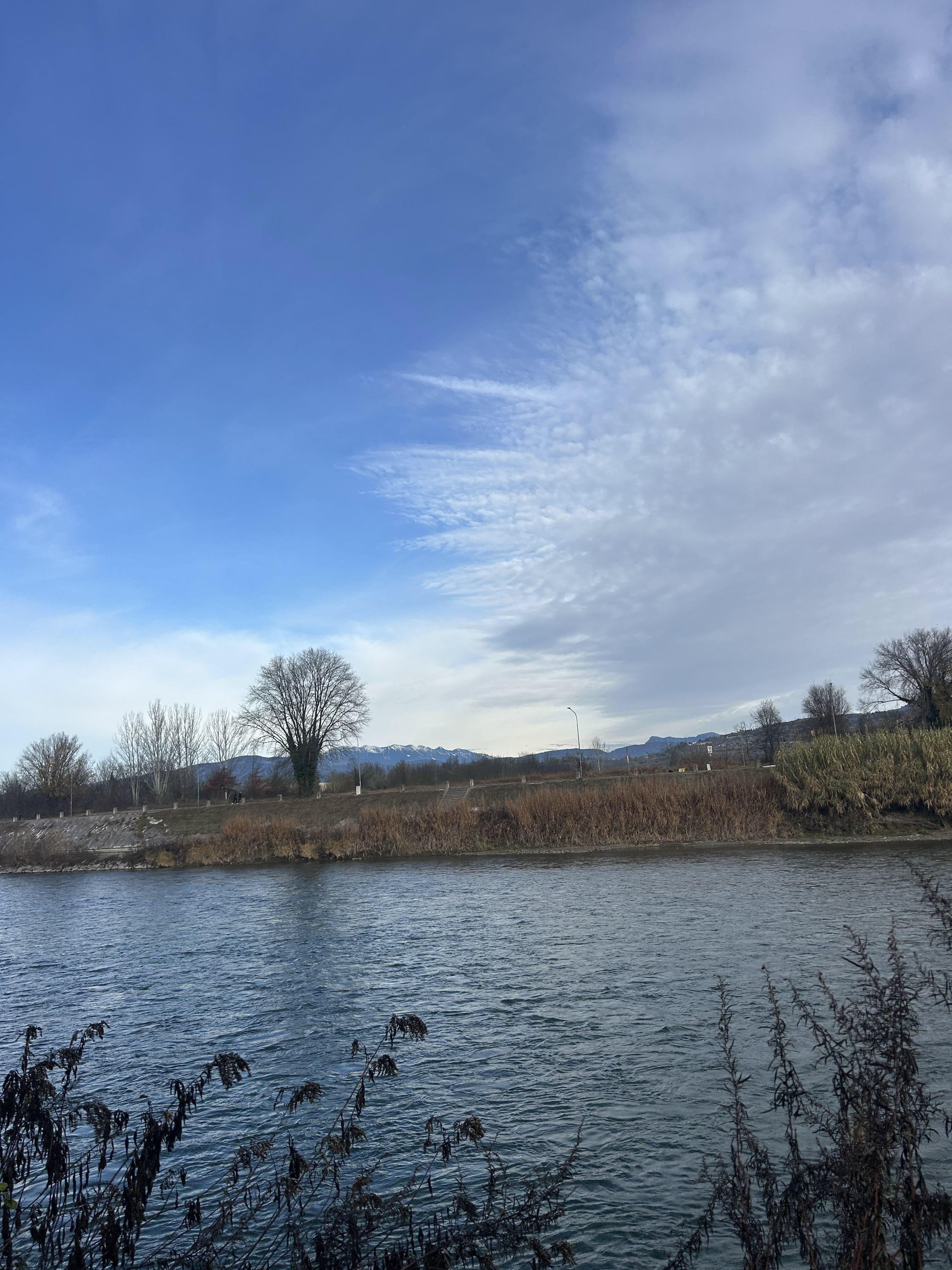 Dolomites view from my Sunday morning run in Verona