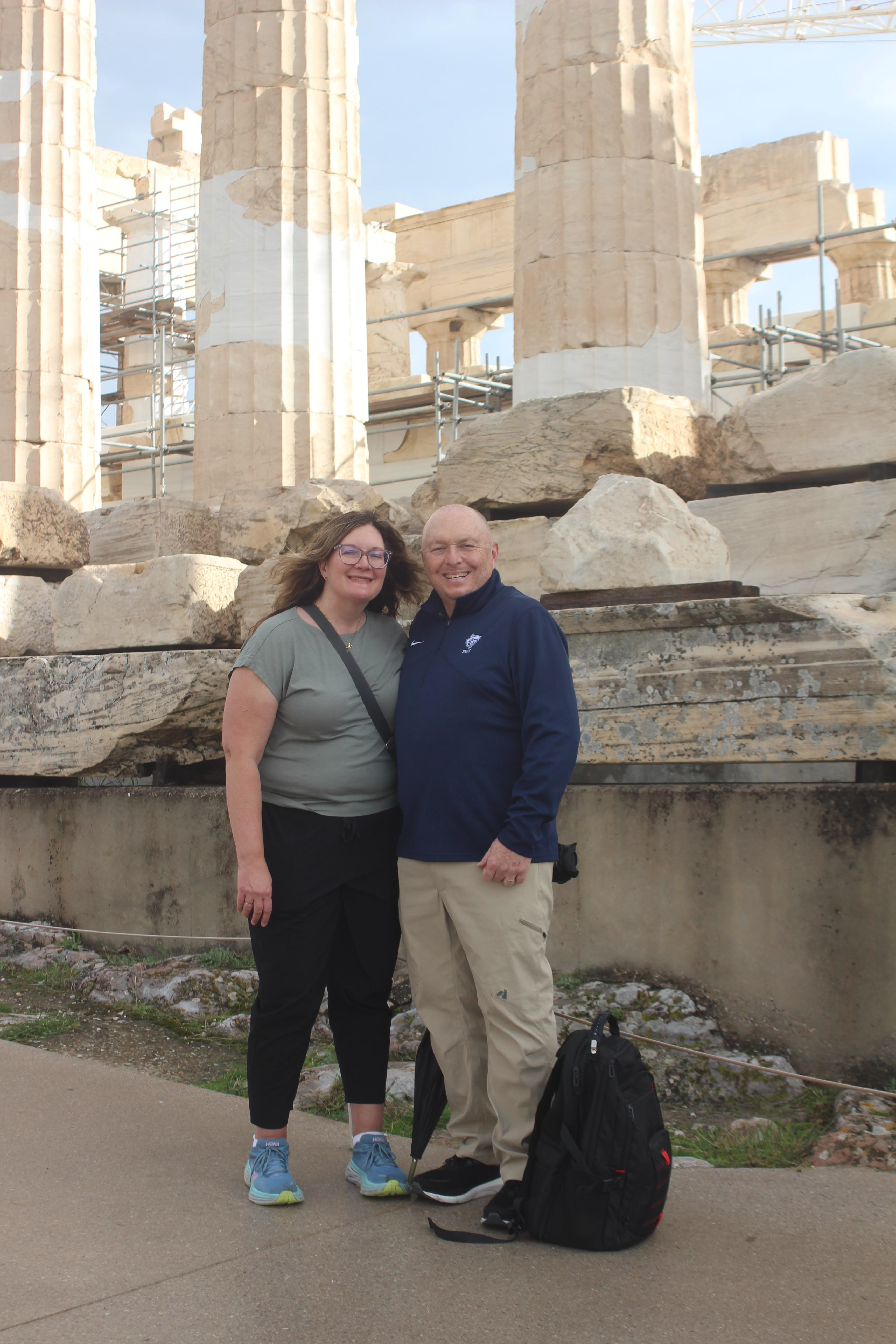 Rainbow at the Acropolis. 