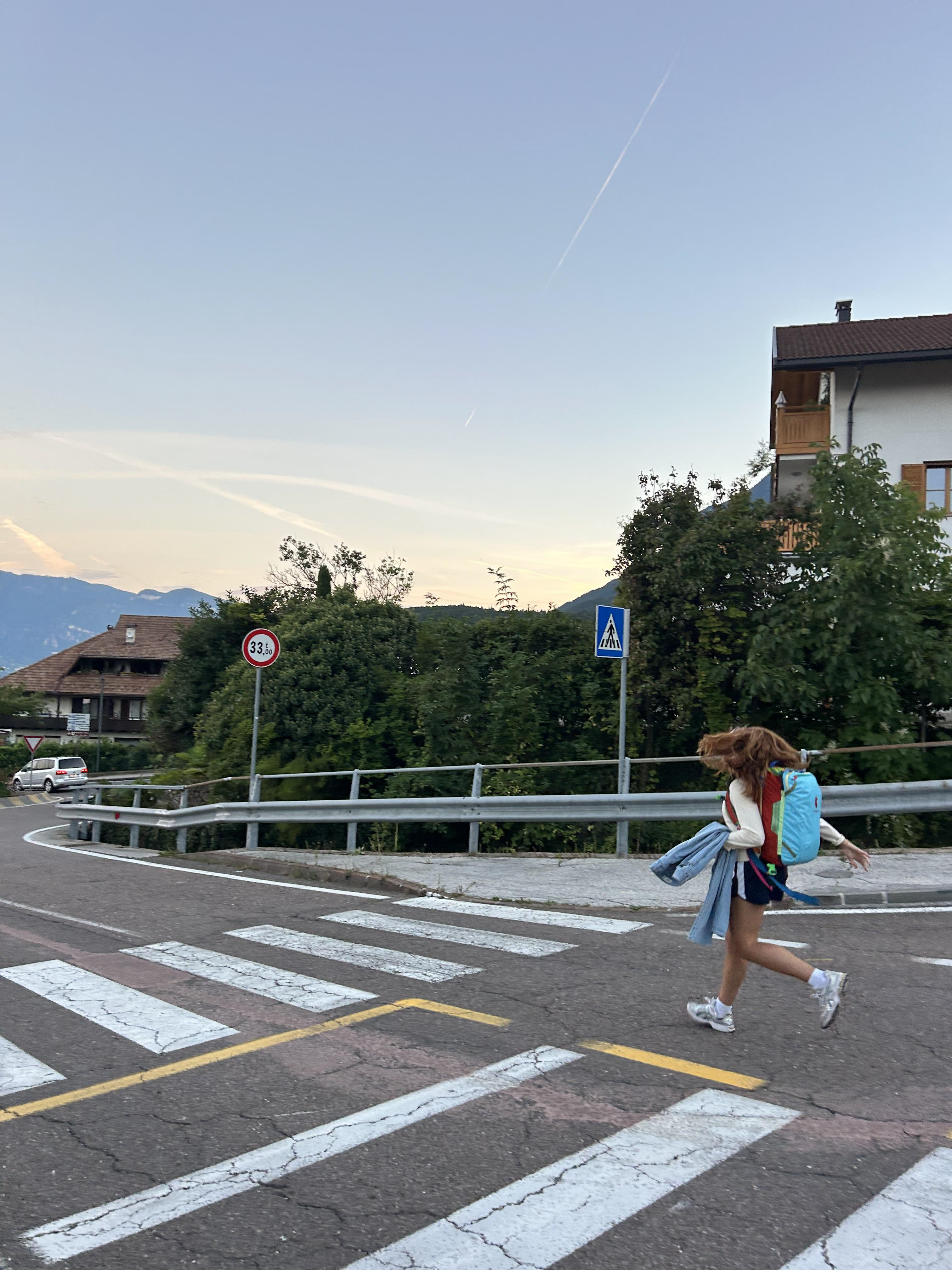 Missed the bus because we were amazed in the streets of Caldaro.