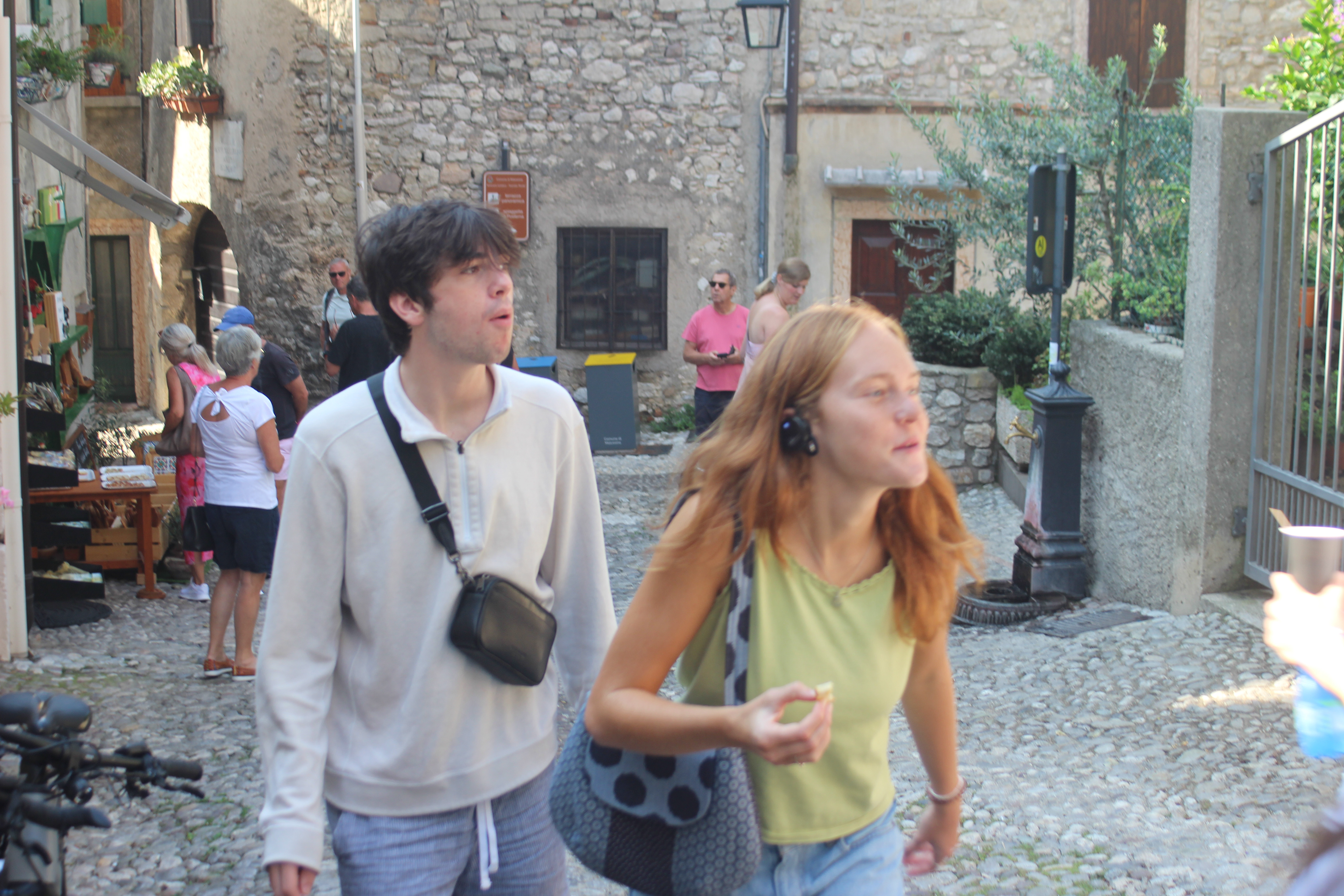 Of course WE stopped for samples on the castle tour.