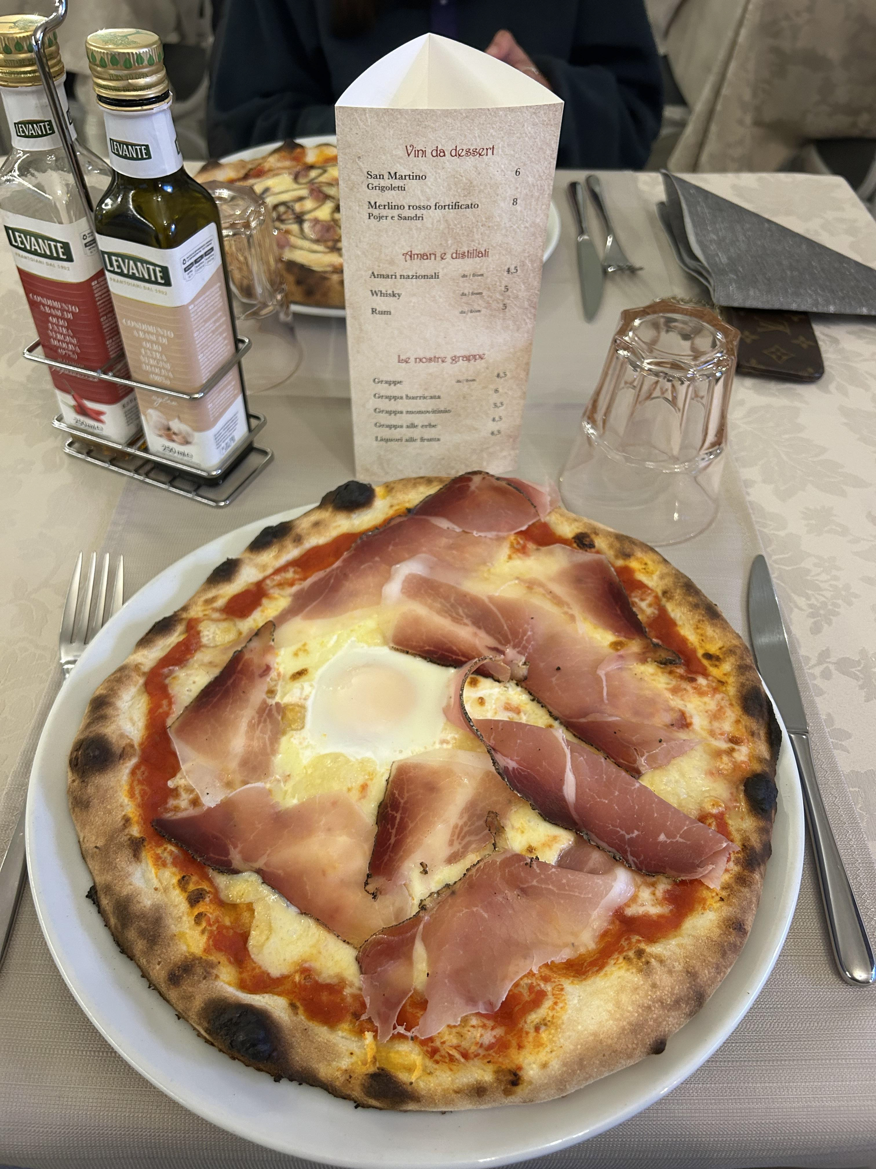 Ugh we do not want pizza. This was the best pizza with even an egg. 