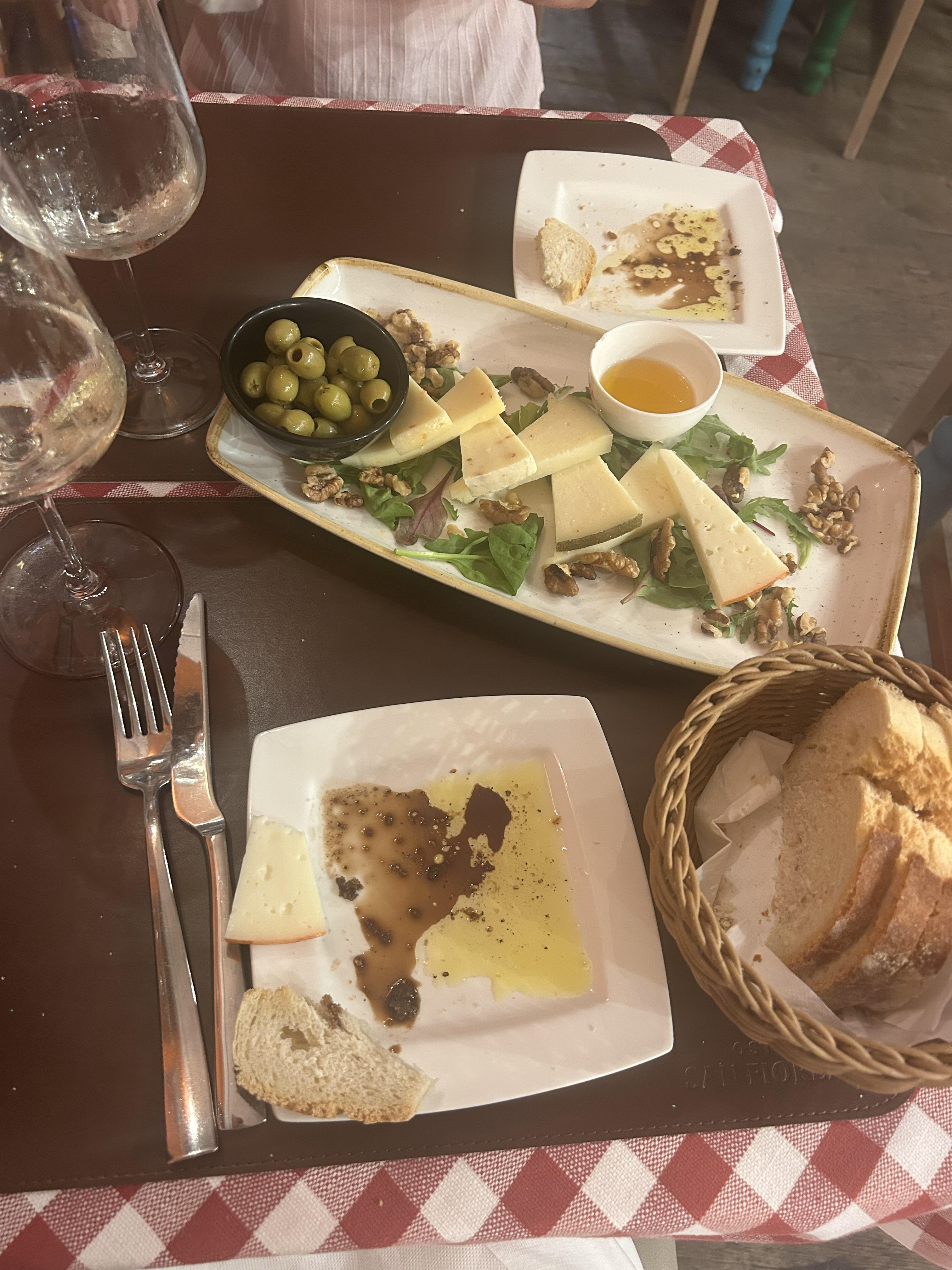 Wine window & Tuscan cheese board