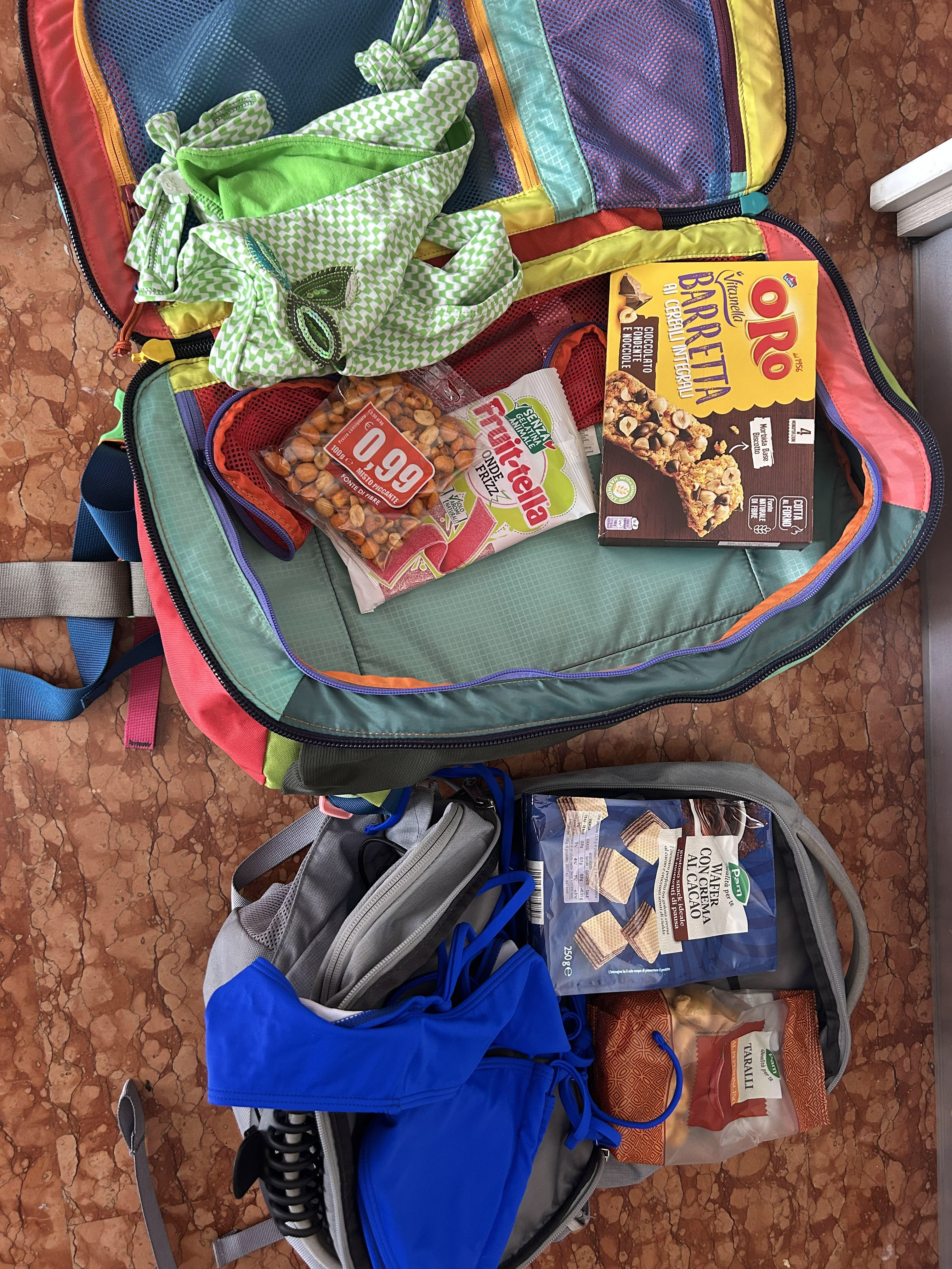 Finally packed for Croatia
