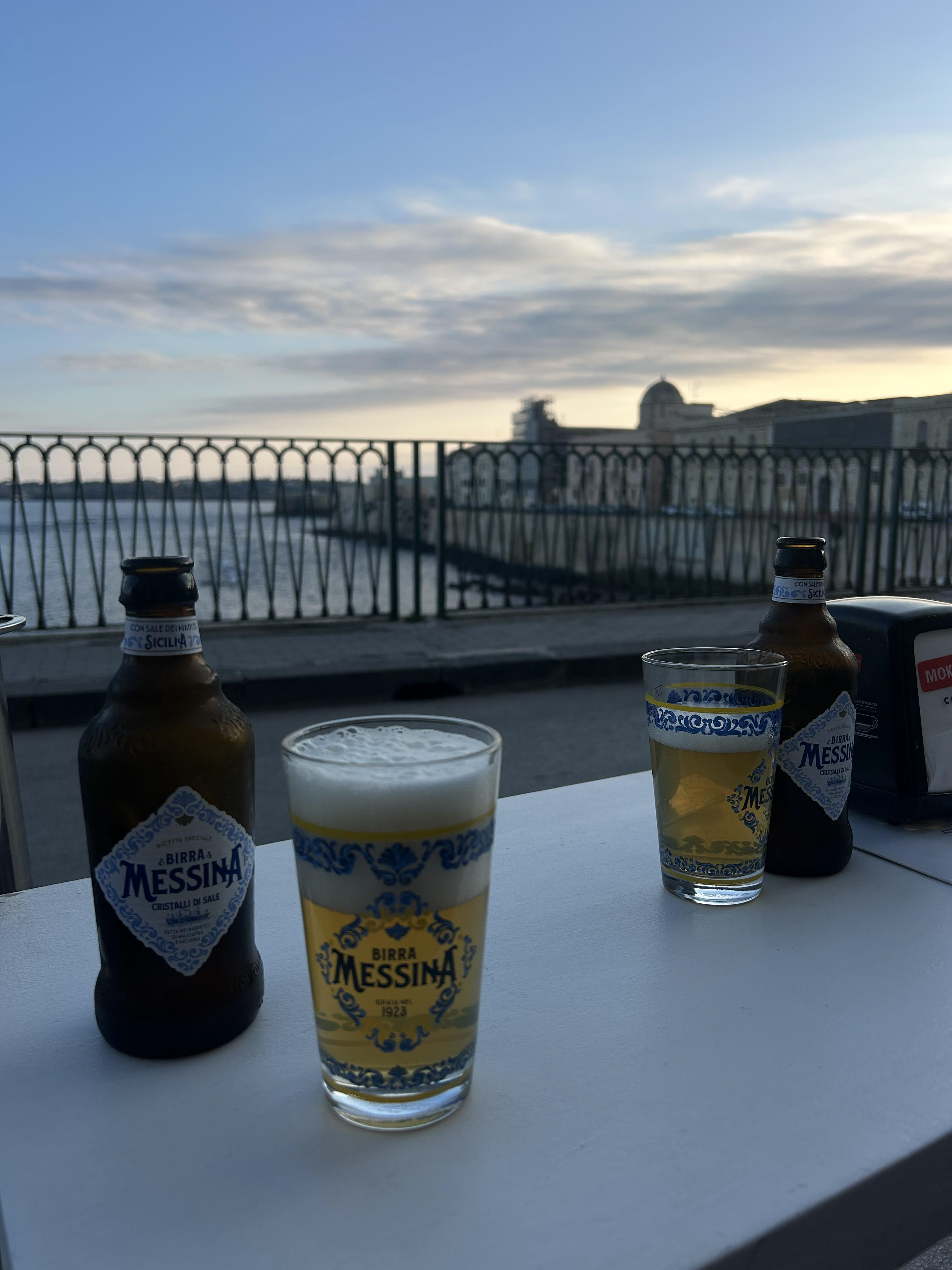 Messina and a taste of ricotta filling otw out thx to our boy