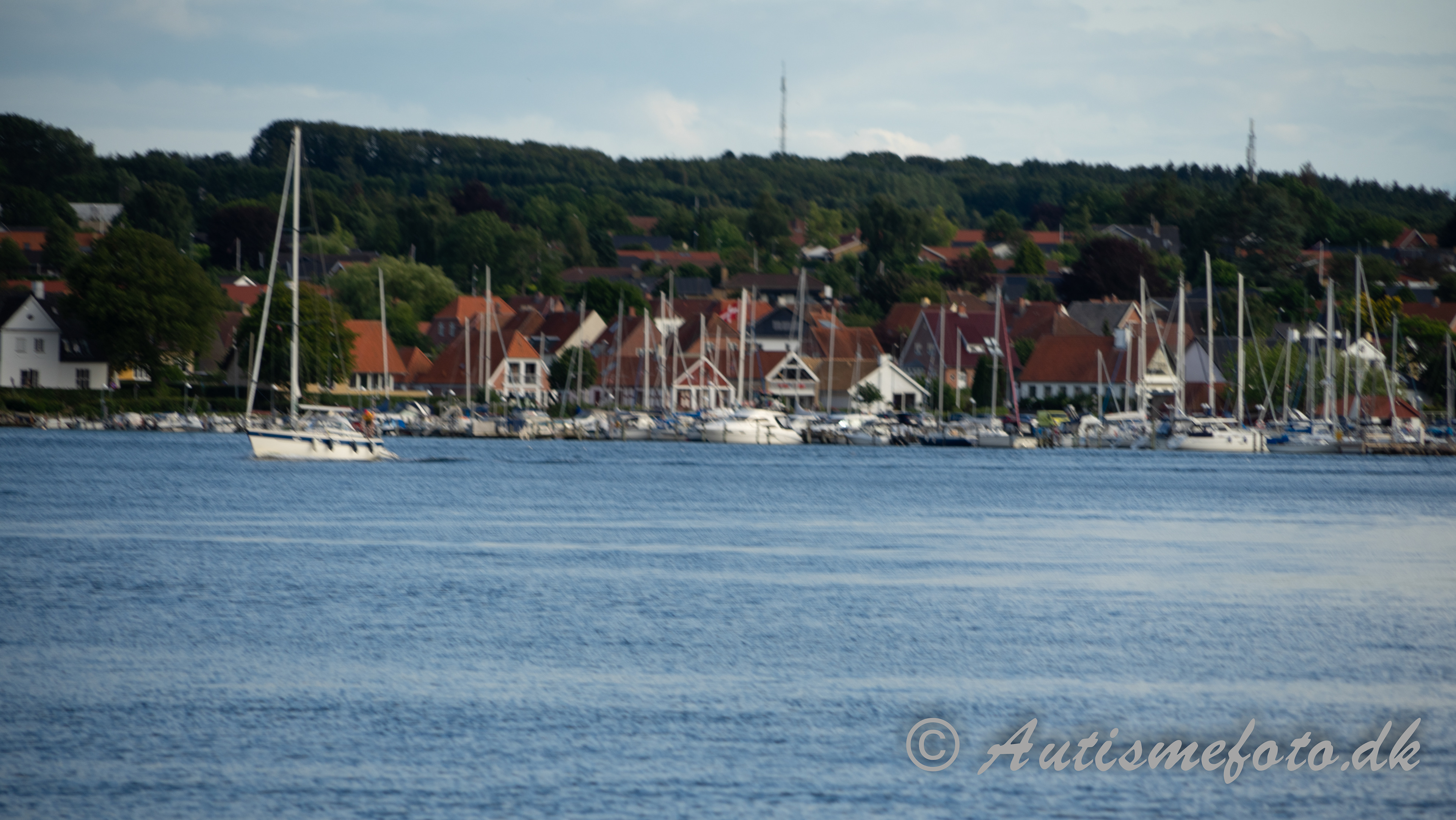 Udsigt udover Svendborgsund mod Vindeby