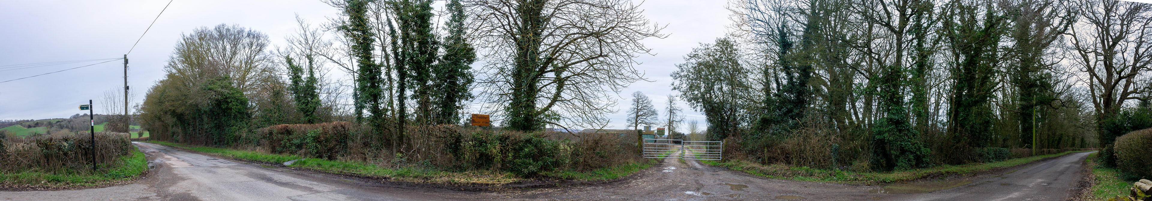 Other end of the road