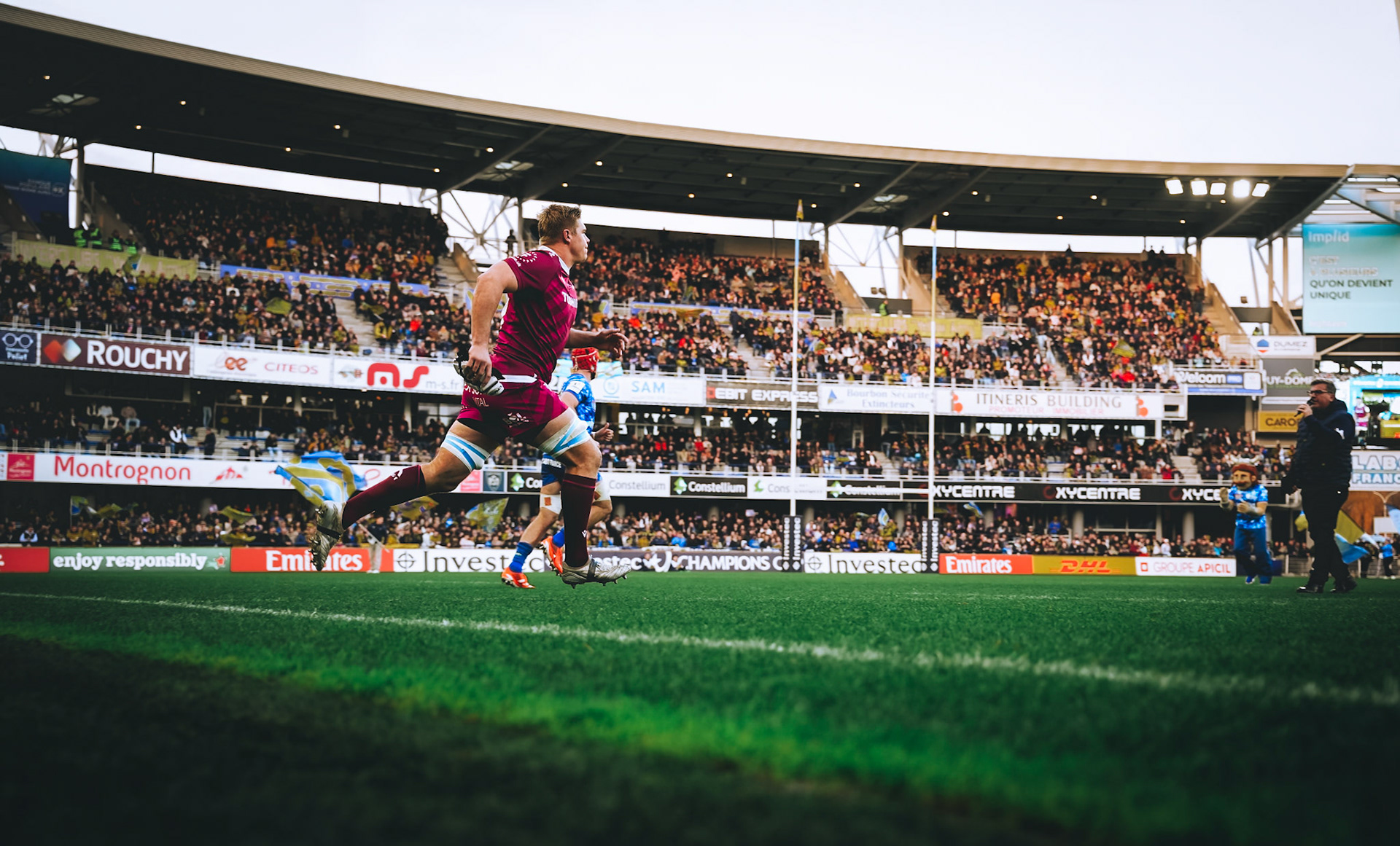Investec Champions Cup pool phase match between ASM Clermont Auvergne vs. Sale Sharks on Saturday 13th December 2025 in Clermont, France