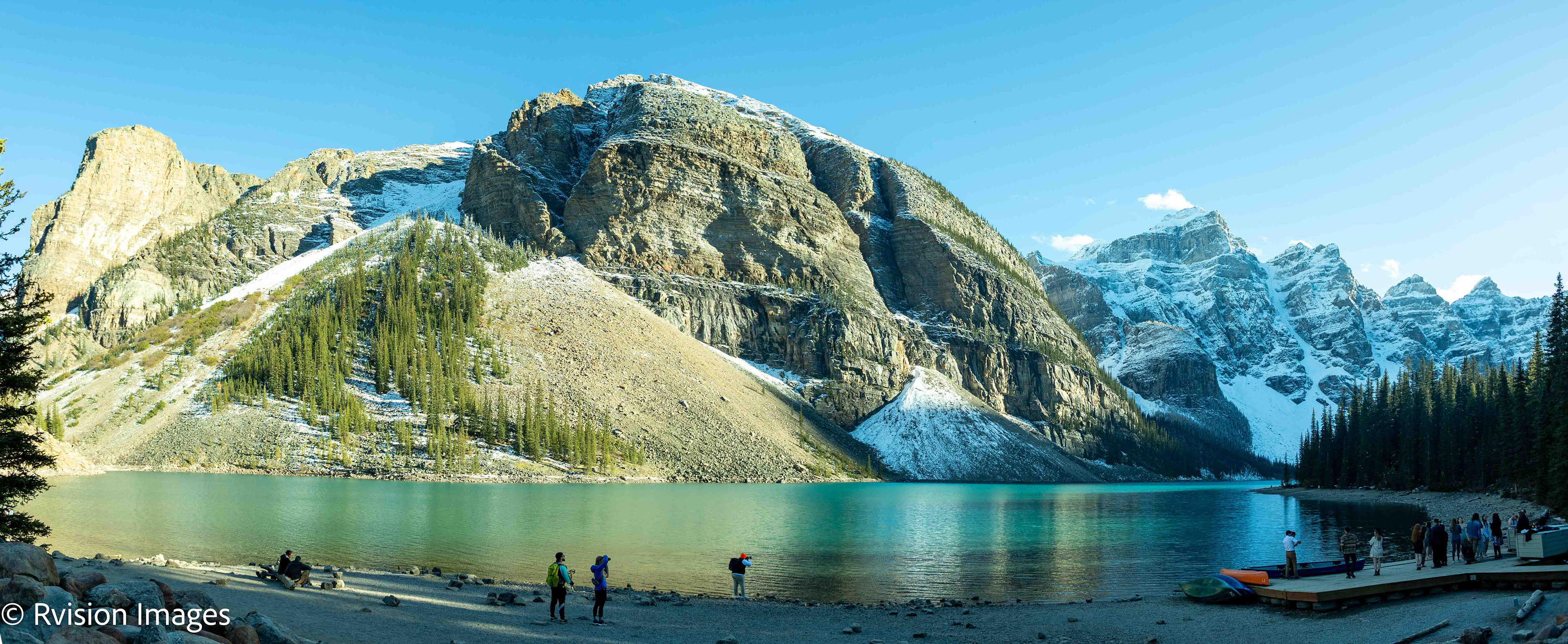 Moraine Lake, 3 image Pano