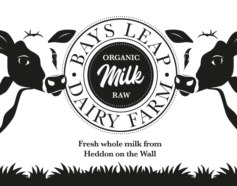 Milk logo vector
