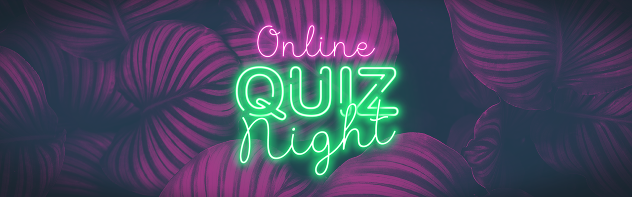 Quiz Night website event banner
