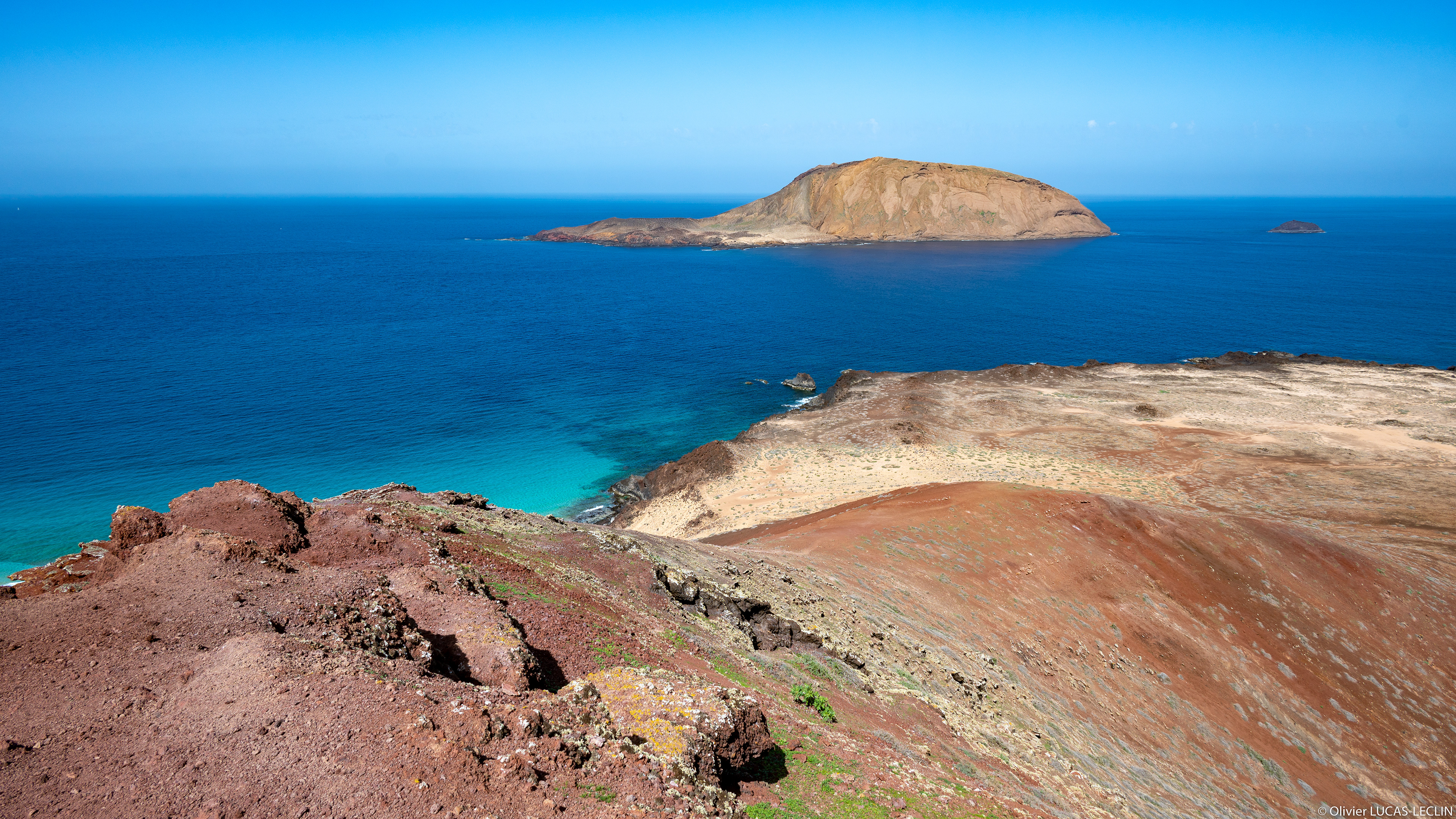 Lanzarotte / La Graciosa / Vue sur Isla de Montaña Clara
