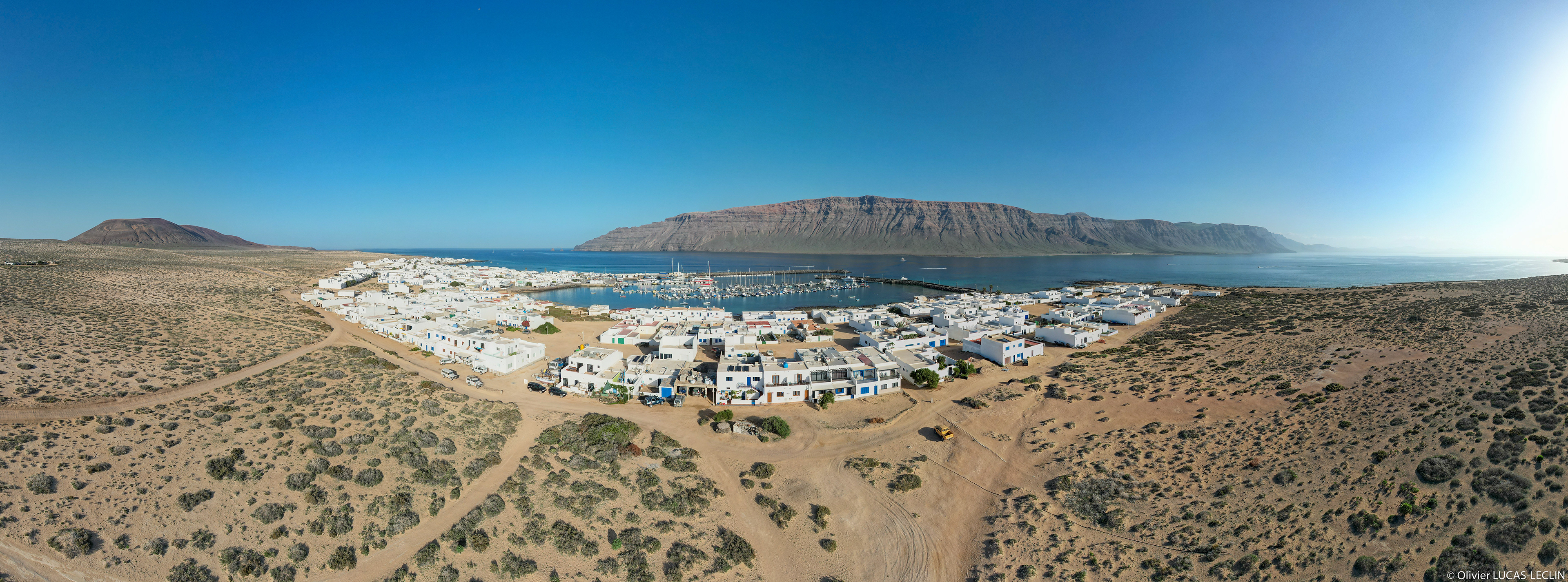 Lanzarote / La Graciosa / Panorama Caleta del Sebo