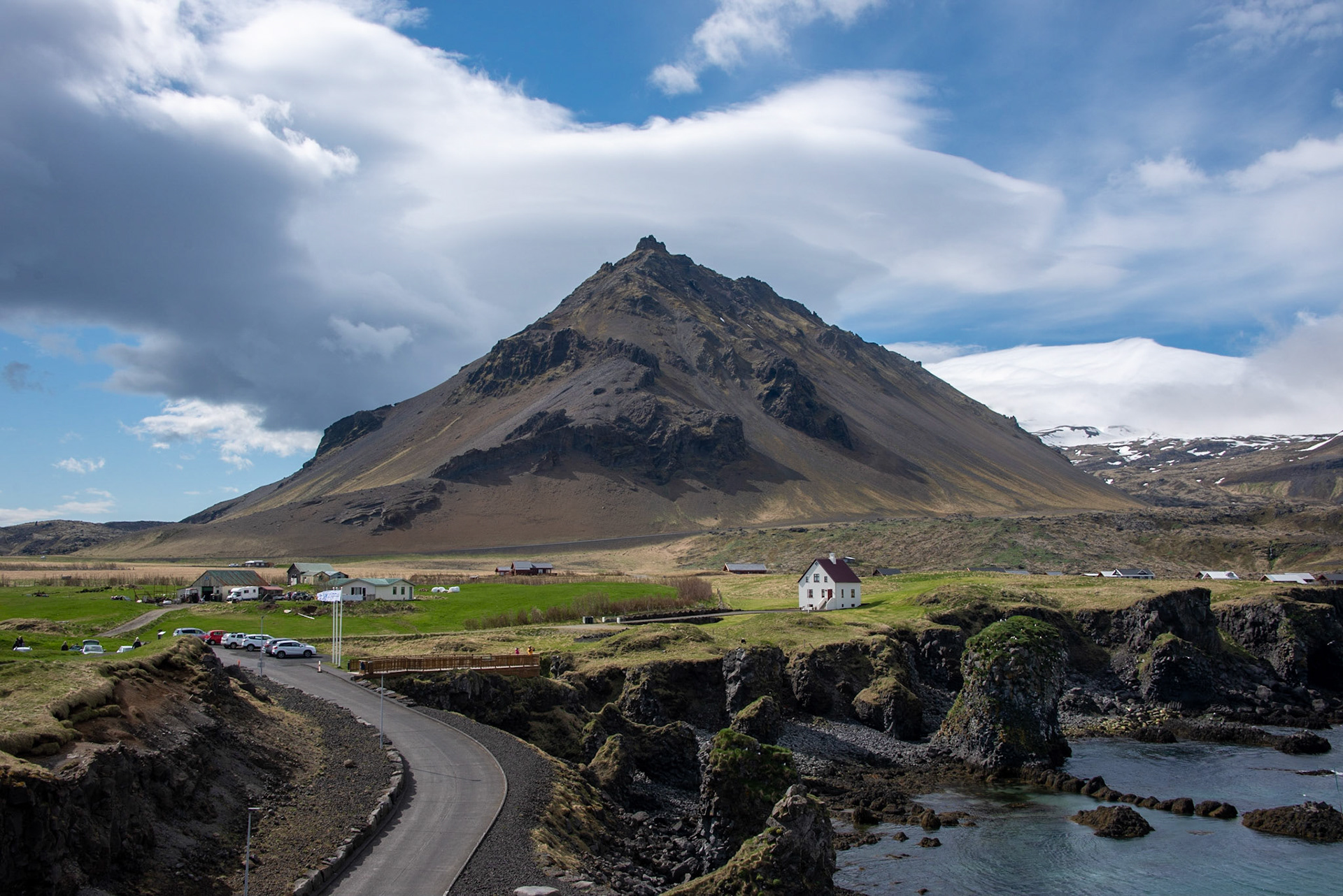Le village d'Anarstapi / Péninsule de Snaefellsnes