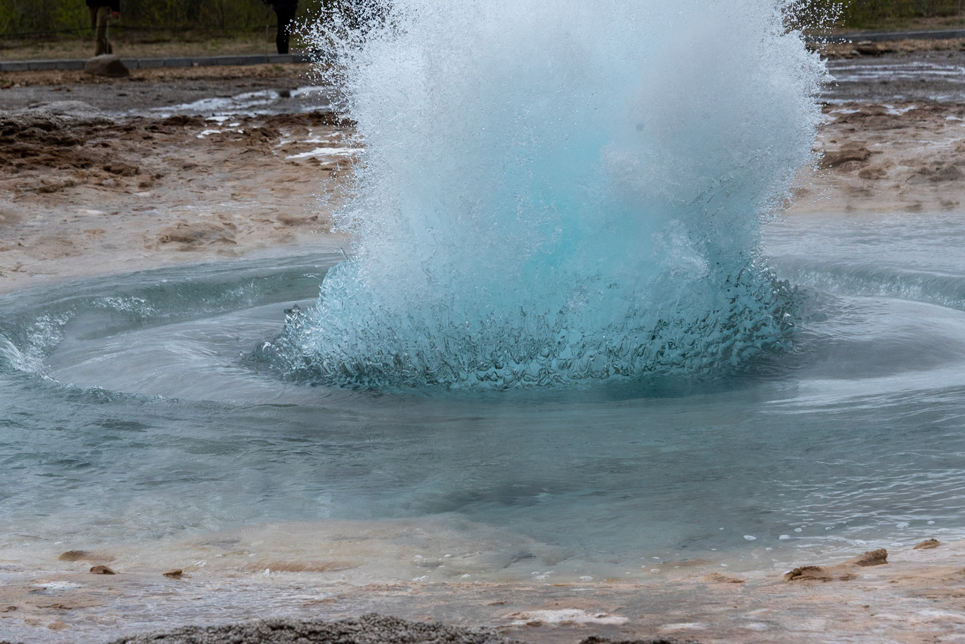 Geyser Strokkur en action