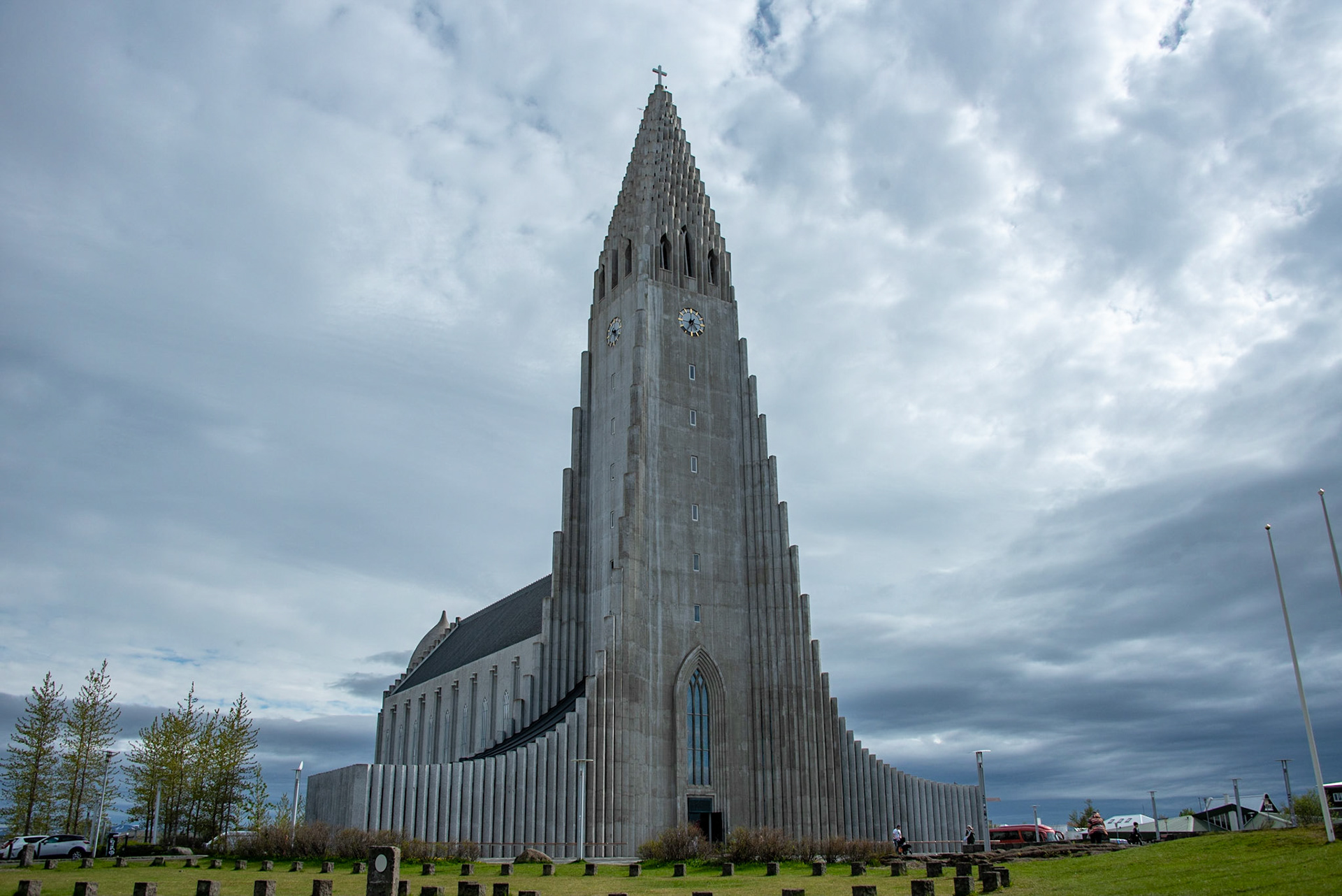 Hallgrimskirkja, église luthérienne (1945 - 1986) emblématique de Reykjavik