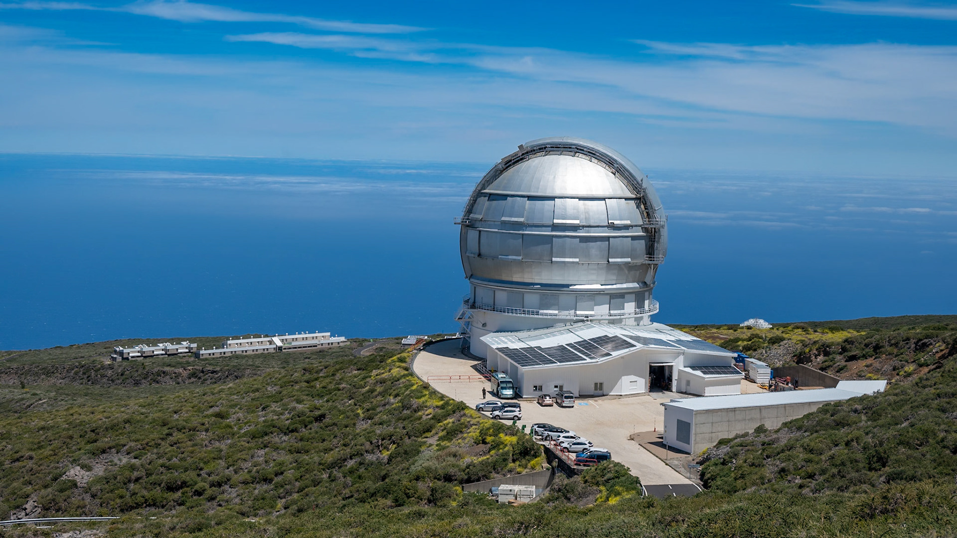 Le Gran Telescopio Canarias, plus grand télescope du monde (10,40 m)
